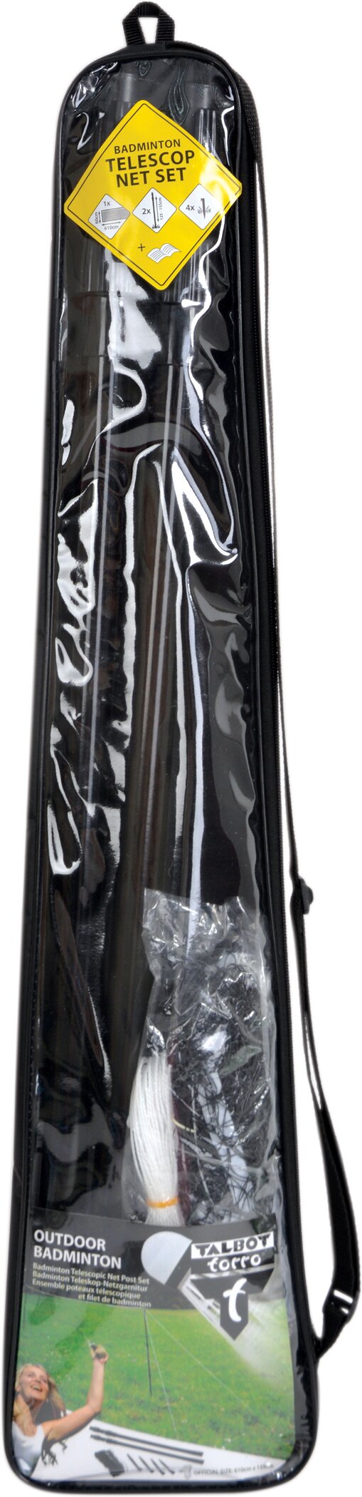 TALBOT/TORRO Badm.-Zubehör TELESKOP-NETZ-SET (hö Badminton TALBOT/TORRO