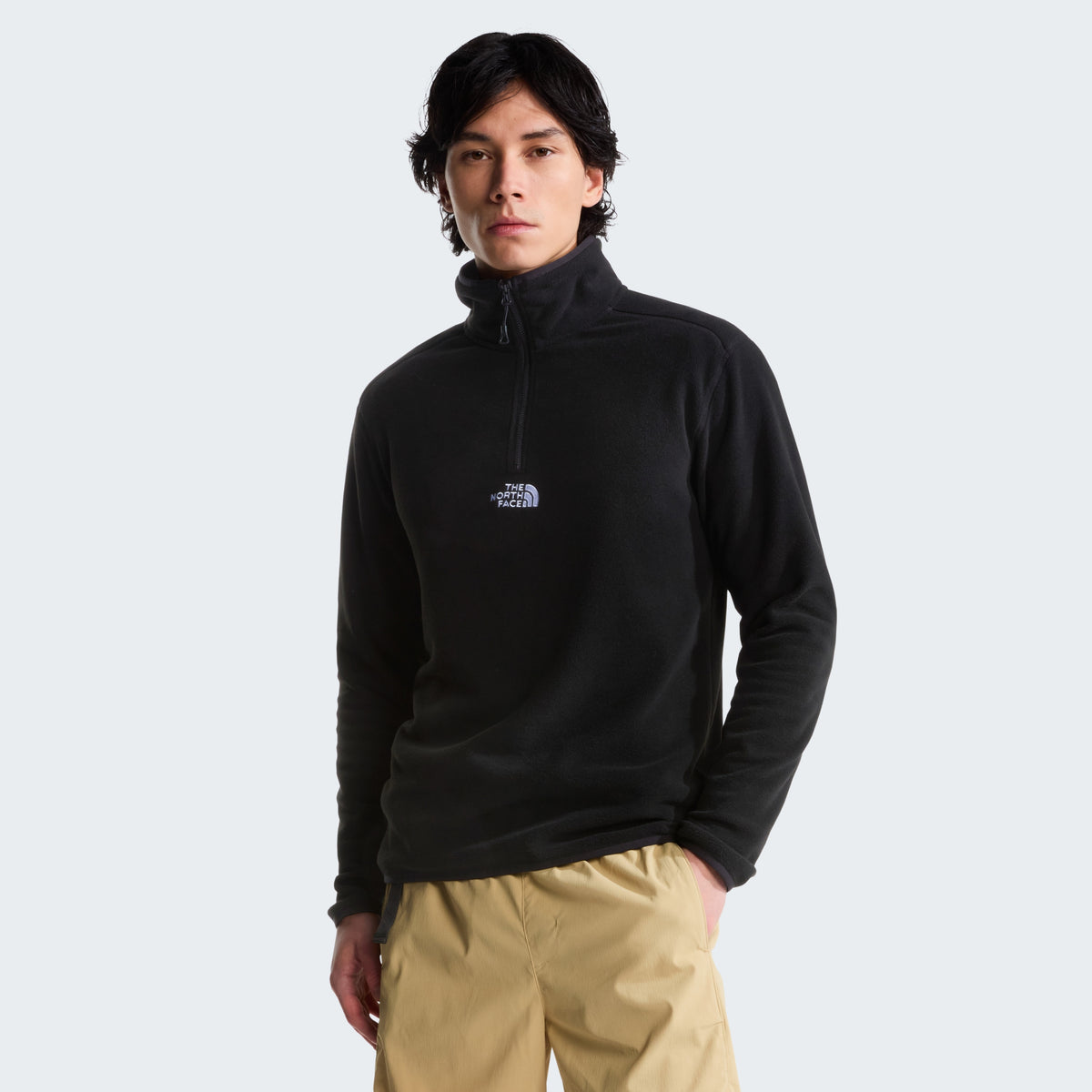 THE NORTH FACE M GLACIER 1/4 ZIP - EMBROIDERED LOGO Fleecejacken & Pullover THE NORTH FACE