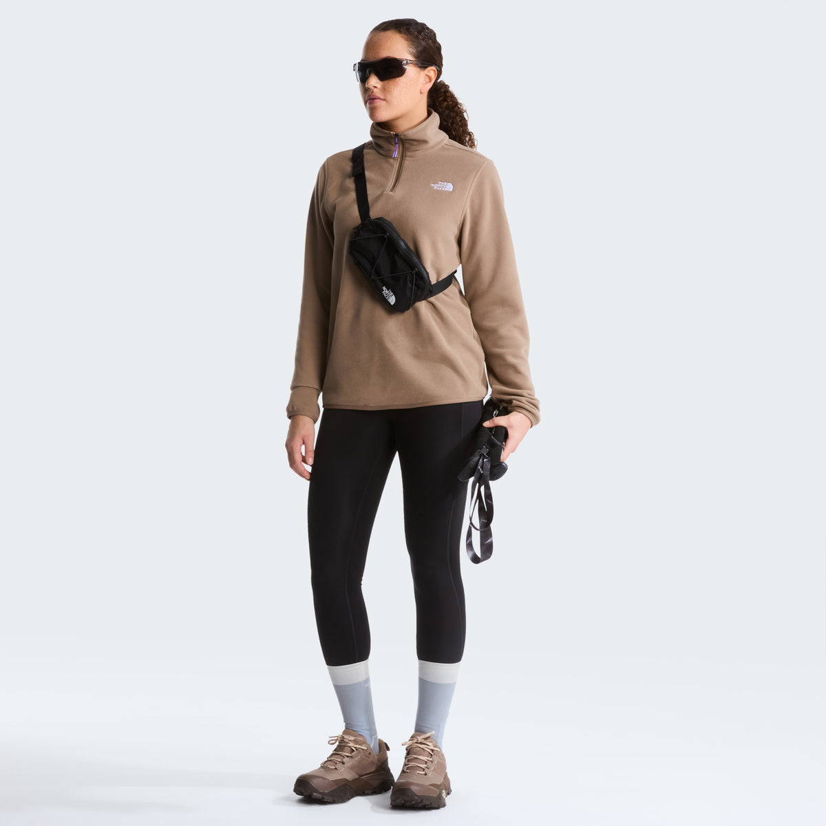 THE NORTH FACE W GLACIER FLEECE 1/4 ZIP JACKET Wanderjacken THE NORTH FACE