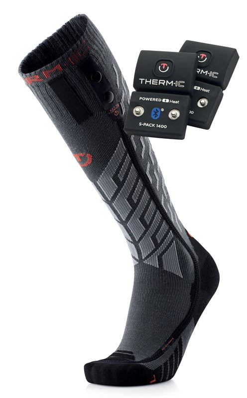 THERM-IC SET ULTRA WARM PERFORMANCE SOCKS S. Skisocken THERM-IC grau/orange 37