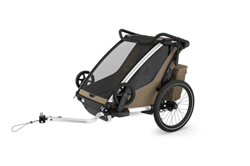 THULE THULE CHARIOT CROSS 2 DOUBLE FADED Fahrradanhänger THULE khaki -