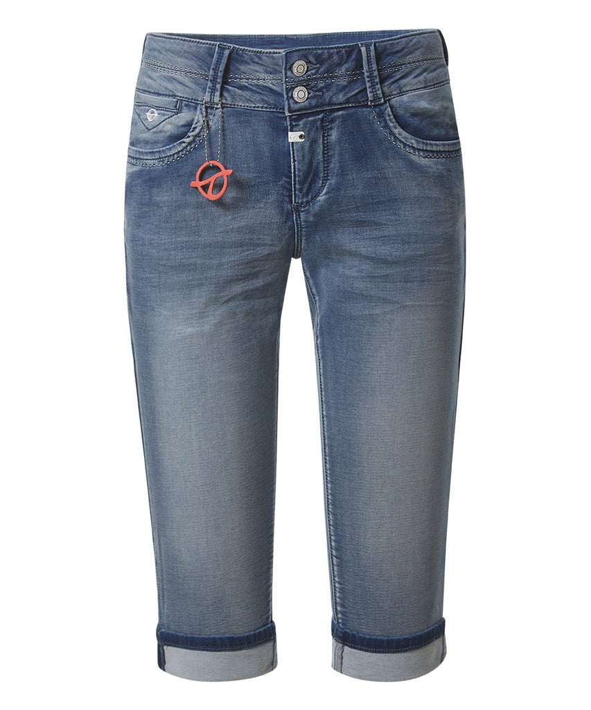 TIMEZONE Slim EnyaTZ 3/4 Hosen TIMEZONE Aqua Blue Wash 25