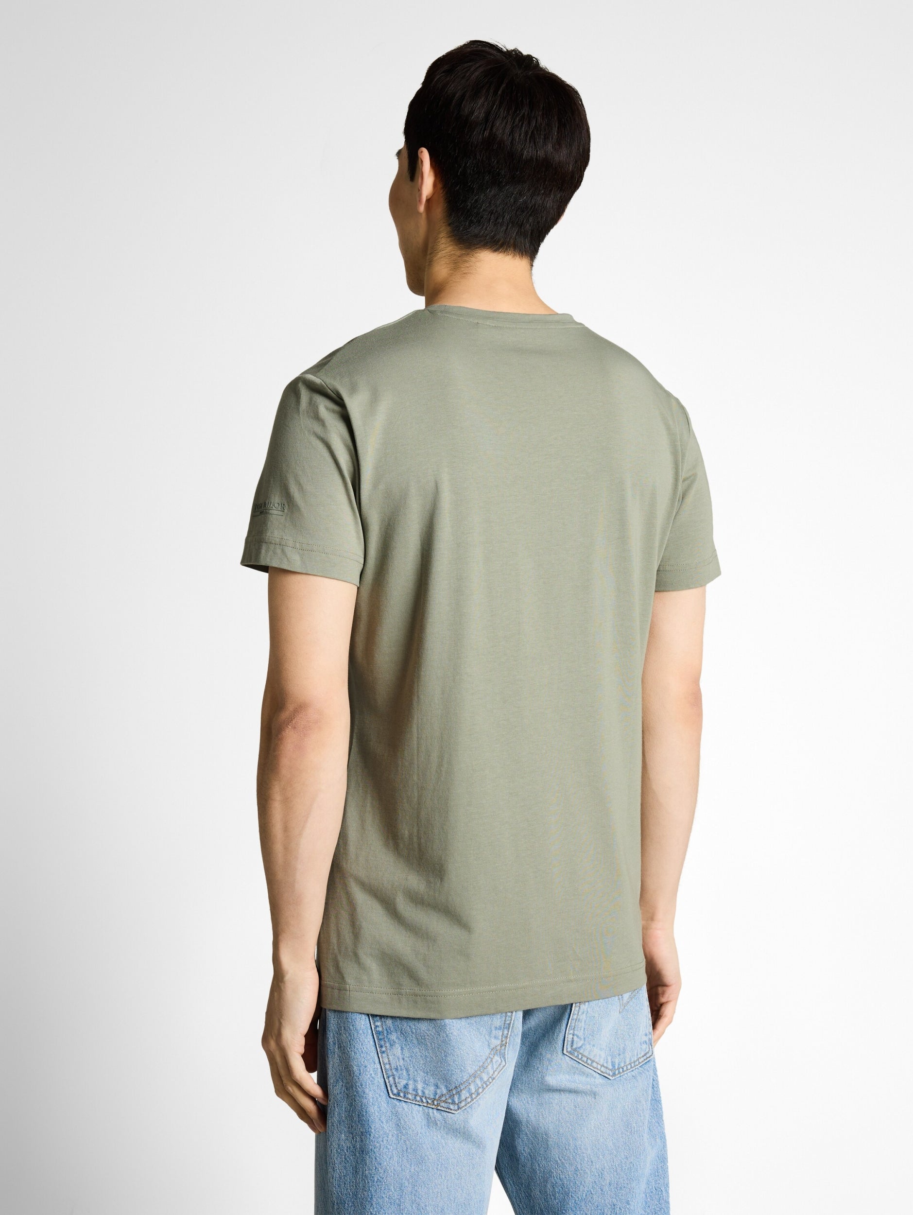TOM TAILOR CASUAL MEN T-shirt stripe v-neck Trainingsshirts TOM TAILOR CASUAL MEN