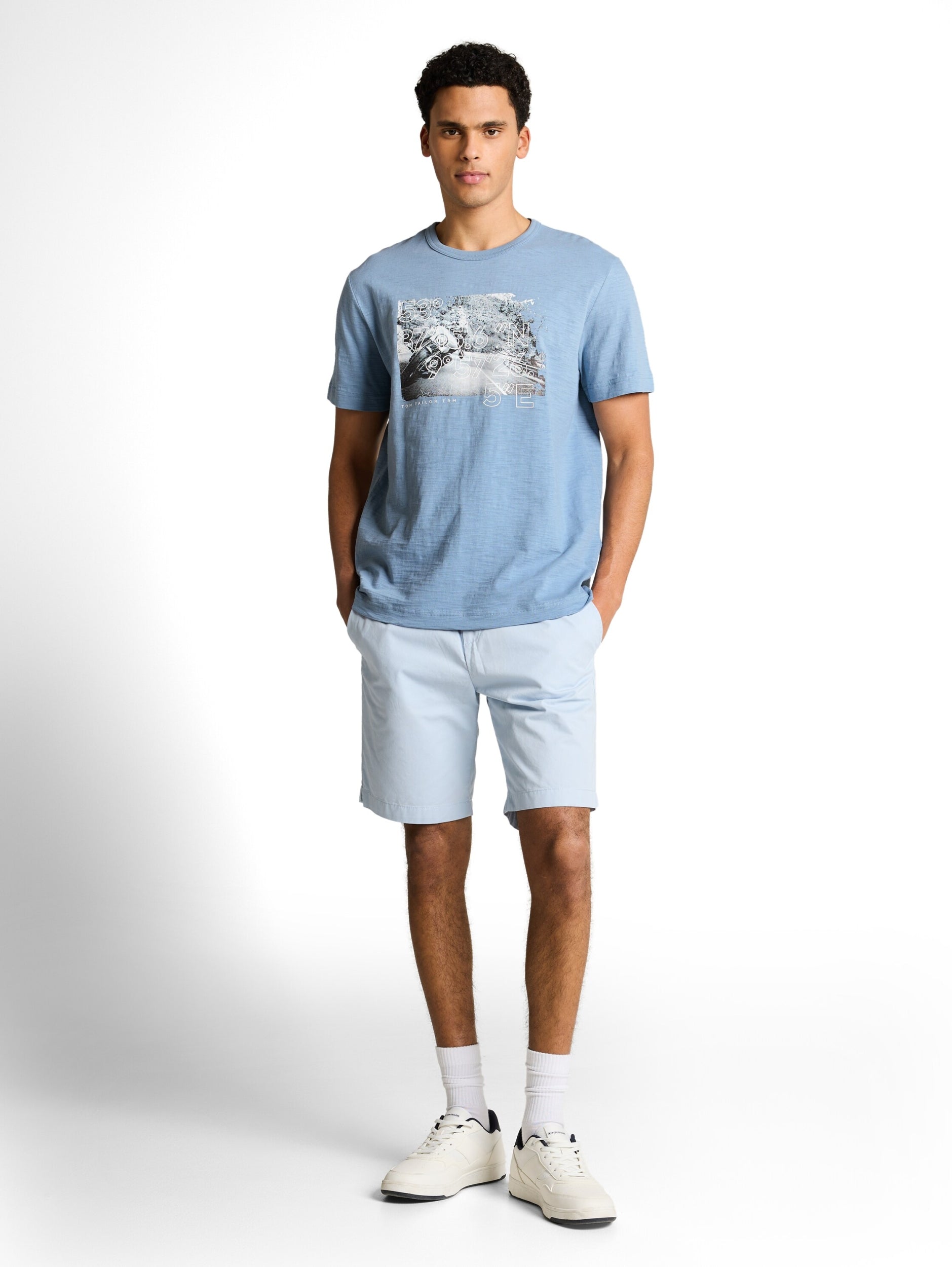 TOM TAILOR CASUAL MEN Photoprint T-shirt Trainingsshirts TOM TAILOR CASUAL MEN