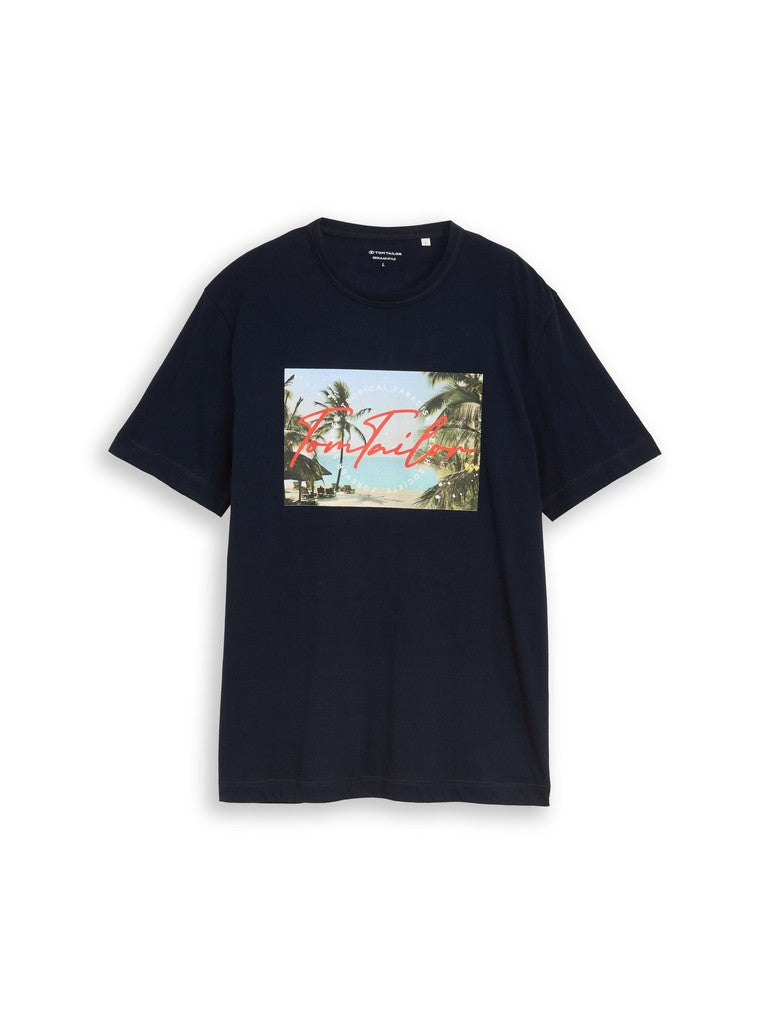 TOM TAILOR CASUAL MEN photoprint t-shirt Trainingsshirts TOM TAILOR CASUAL MEN 10668 M