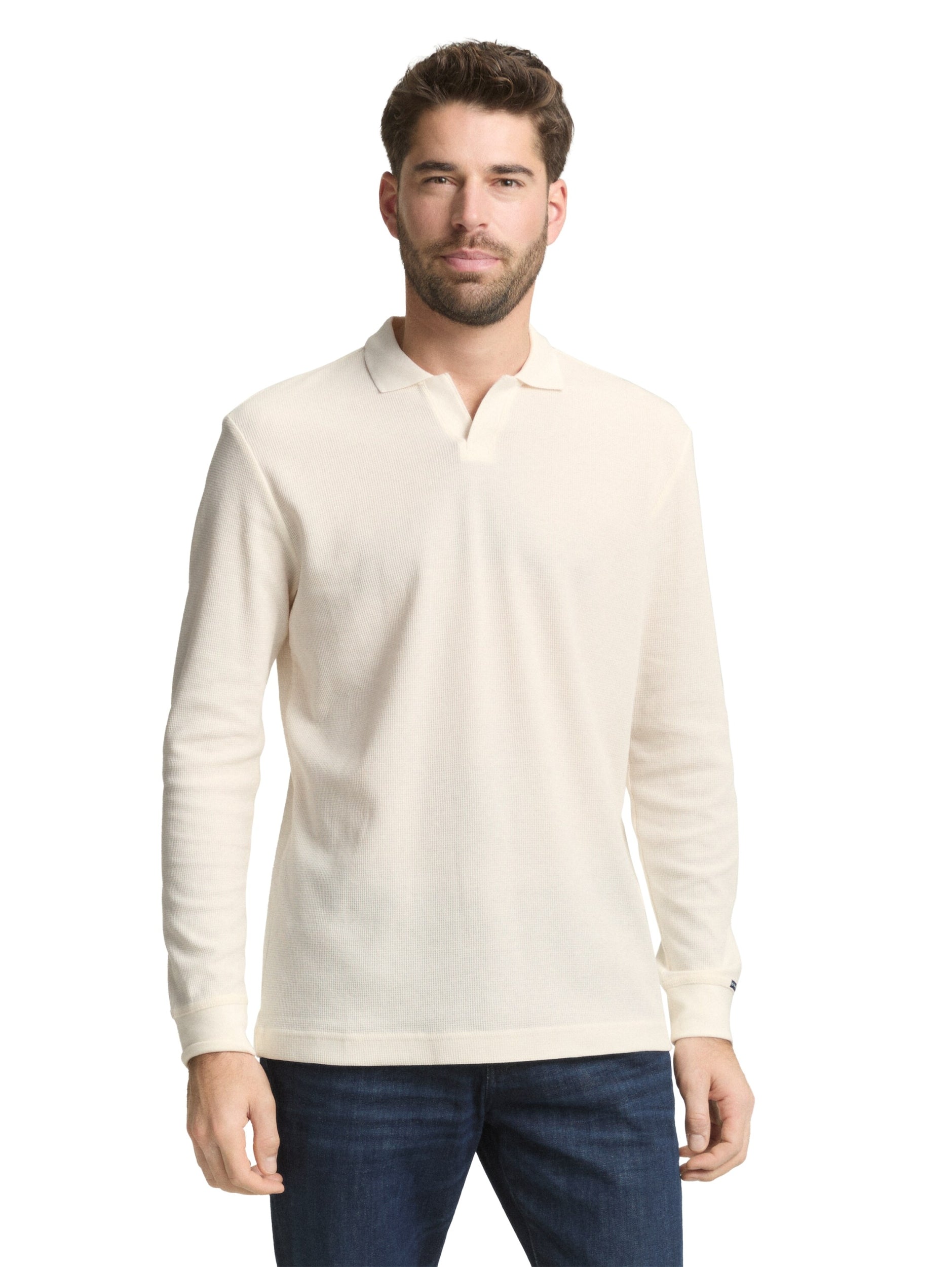 TOM TAILOR CASUAL MEN Structured Resort Collar Polo Freizeitshirts /-hemden TOM TAILOR CASUAL MEN