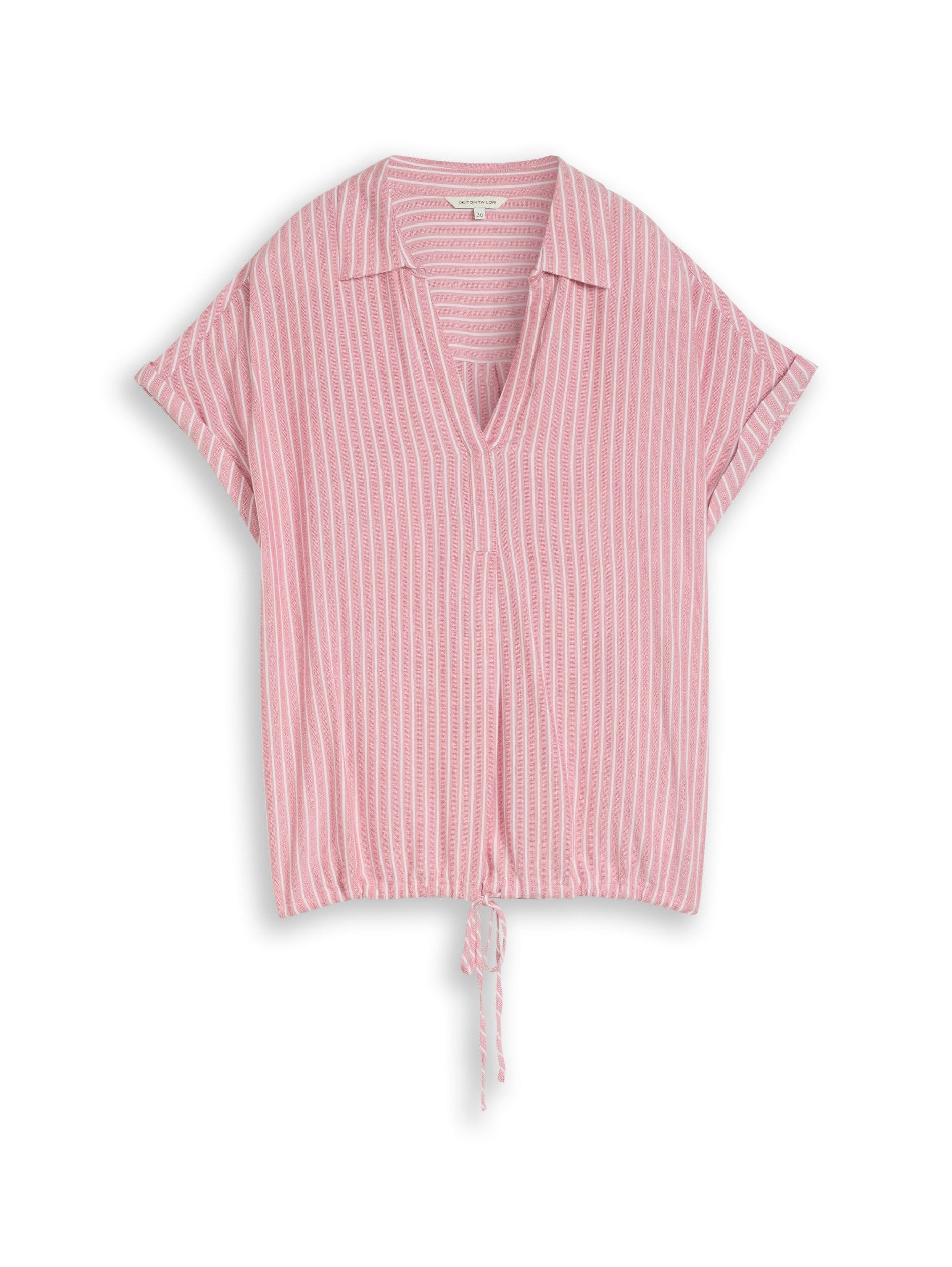 TOM TAILOR CASUAL WOMEN Blouse Striped Shortsleeve Freizeitshirts /-blusen TOM TAILOR CASUAL WOMEN 39663 34
