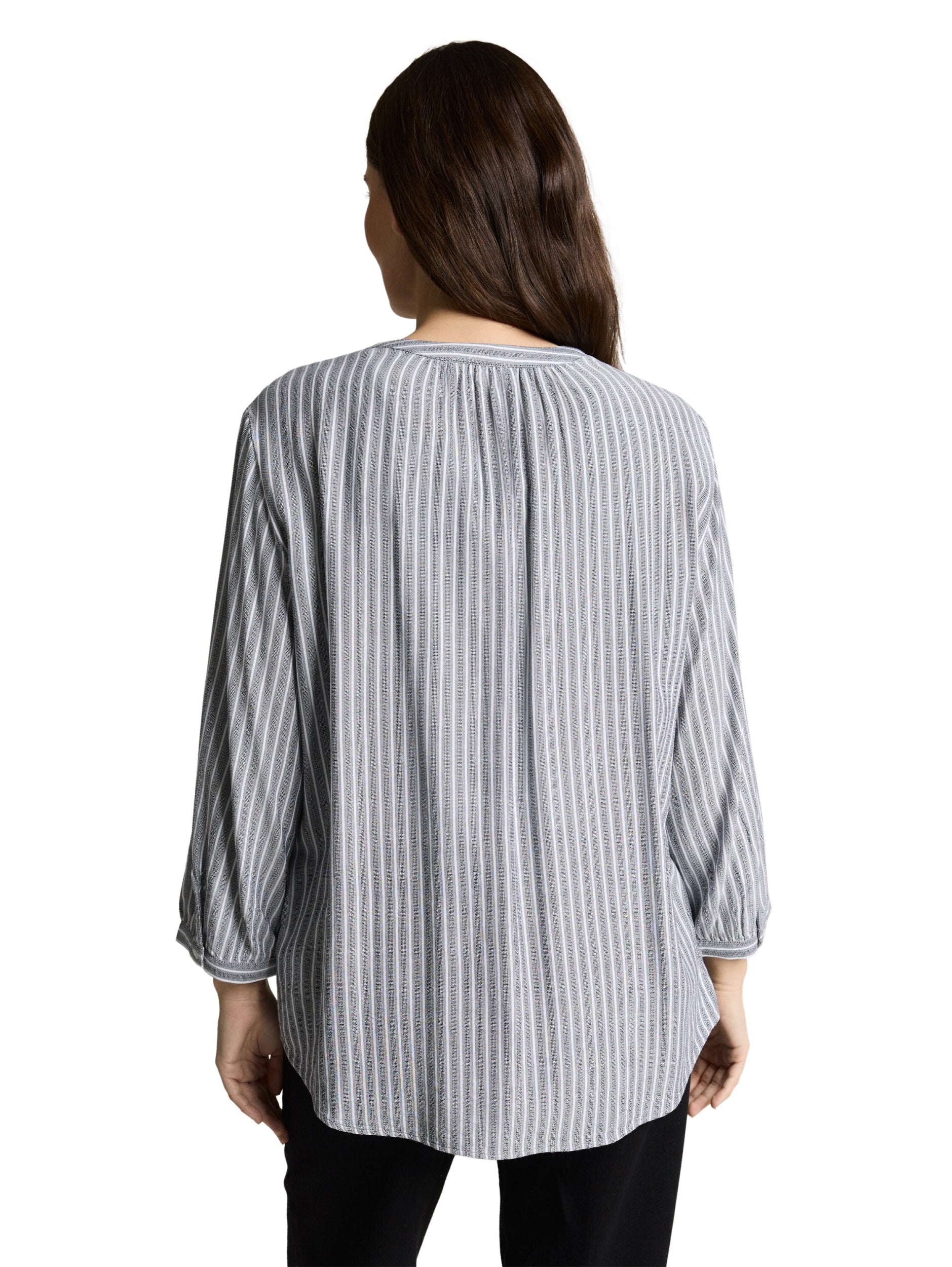 TOM TAILOR CASUAL WOMEN blouse feminine with dobby str Freizeitshirts /-blusen TOM TAILOR CASUAL WOMEN