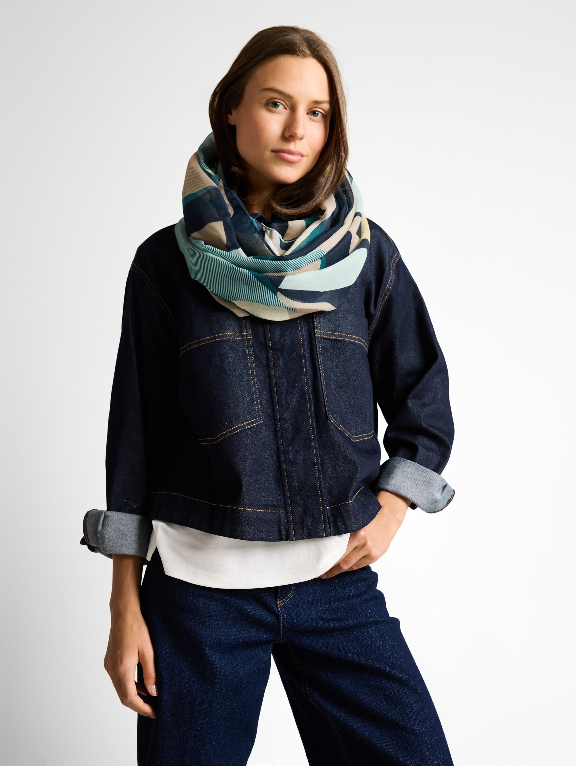 TOM TAILOR CASUAL WOMEN printed loop searf Schals TOM TAILOR CASUAL WOMEN