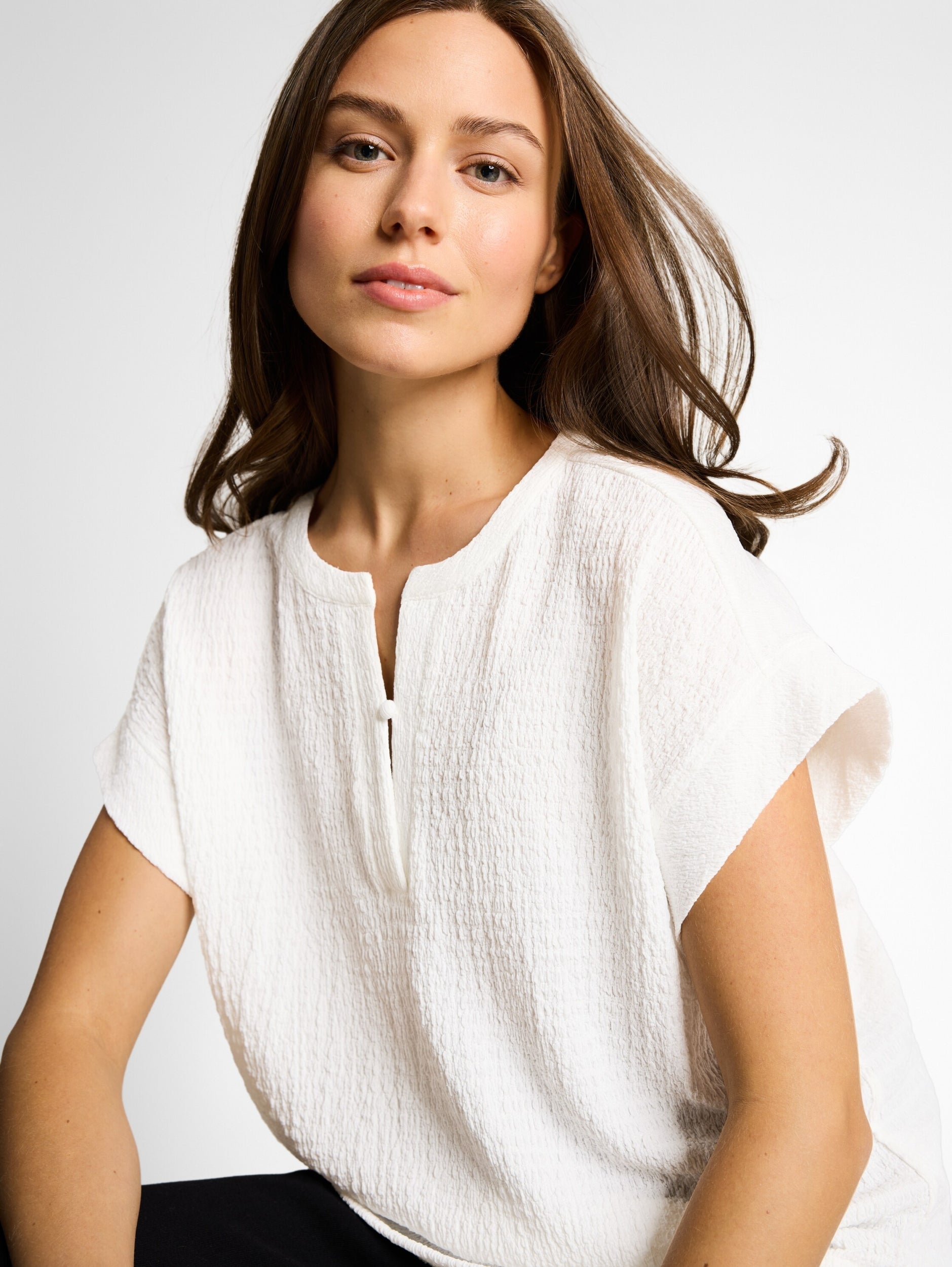 TOM TAILOR CASUAL WOMEN T-shirt henley Freizeitshirts /-hemden TOM TAILOR CASUAL WOMEN