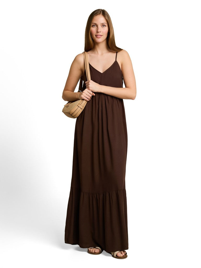 TOM TAILOR DENIM WOMEN flowy maxi dress Freizeitshirts /-blusen TOM TAILOR DENIM WOMEN