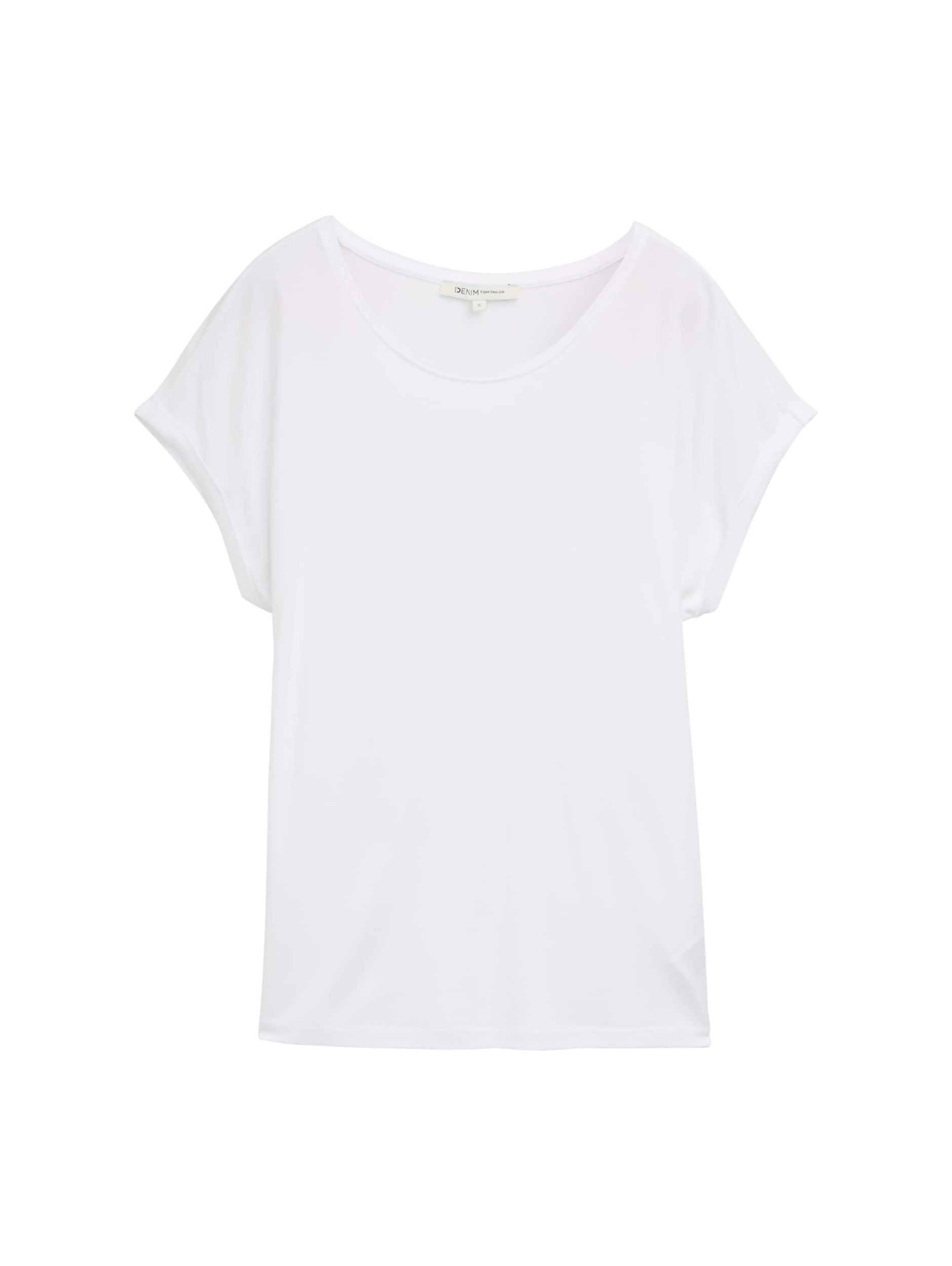 TOM TAILOR DENIM WOMEN Fluent Basic Tee NOS Freizeitshirts /-blusen TOM TAILOR DENIM WOMEN 20000 XS