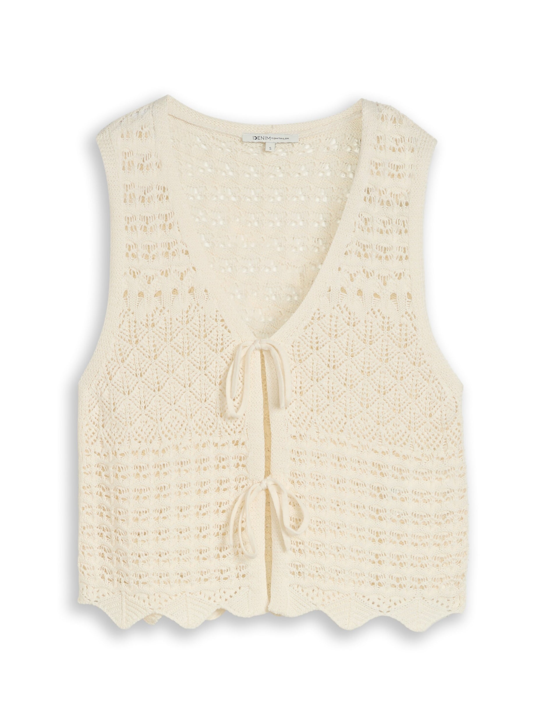 TOM TAILOR DENIM WOMEN knit structured vest Freizeitpullover TOM TAILOR DENIM WOMEN 10330 XS