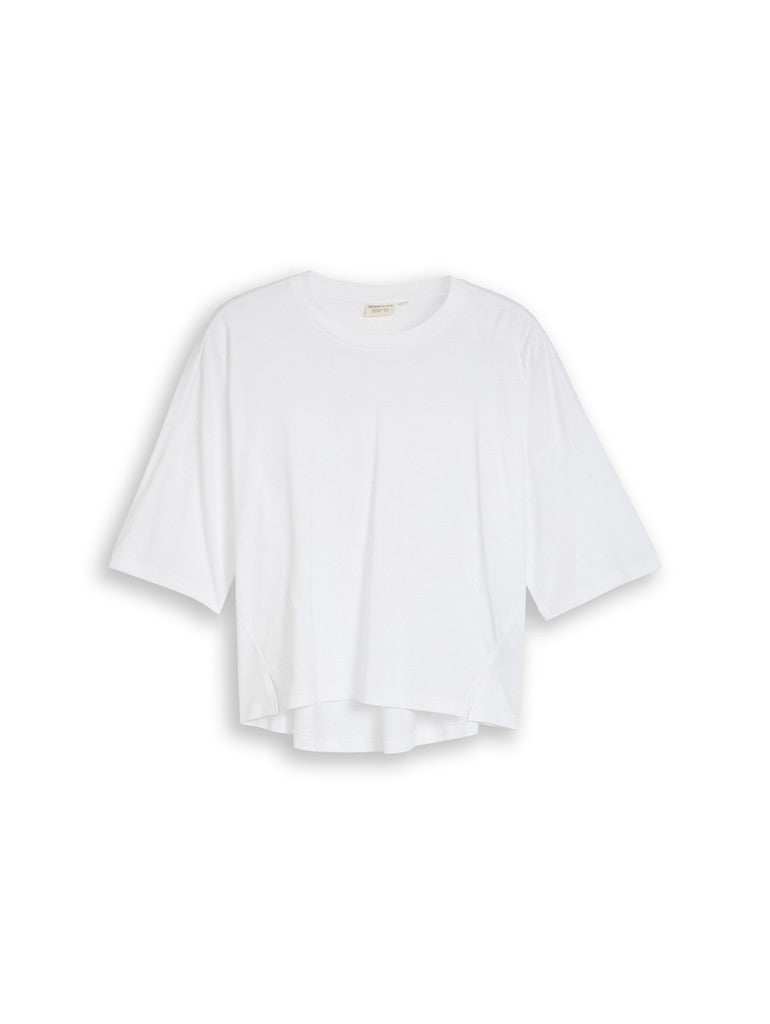 TOM TAILOR DENIM WOMEN loose T-shirt with deviding seams Freizeitshirts /-blusen TOM TAILOR DENIM WOMEN 20000 XS