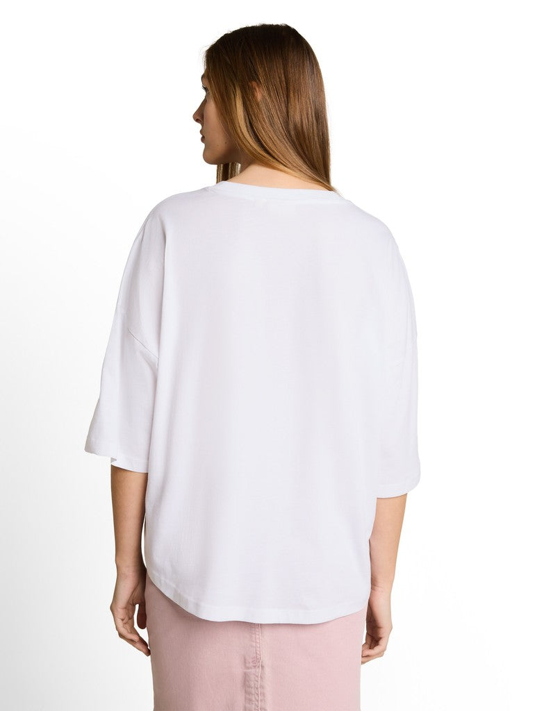 TOM TAILOR DENIM WOMEN loose T-shirt with deviding seams Freizeitshirts /-blusen TOM TAILOR DENIM WOMEN