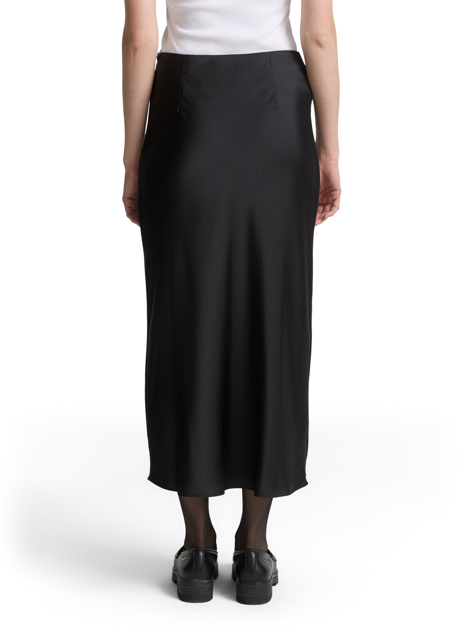 TOM TAILOR DENIM WOMEN midi slip skirt Kleider & Röcke TOM TAILOR DENIM WOMEN