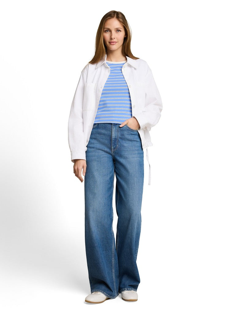 TOM TAILOR DENIM WOMEN striped baby T-shirt Freizeitshirts /-blusen TOM TAILOR DENIM WOMEN