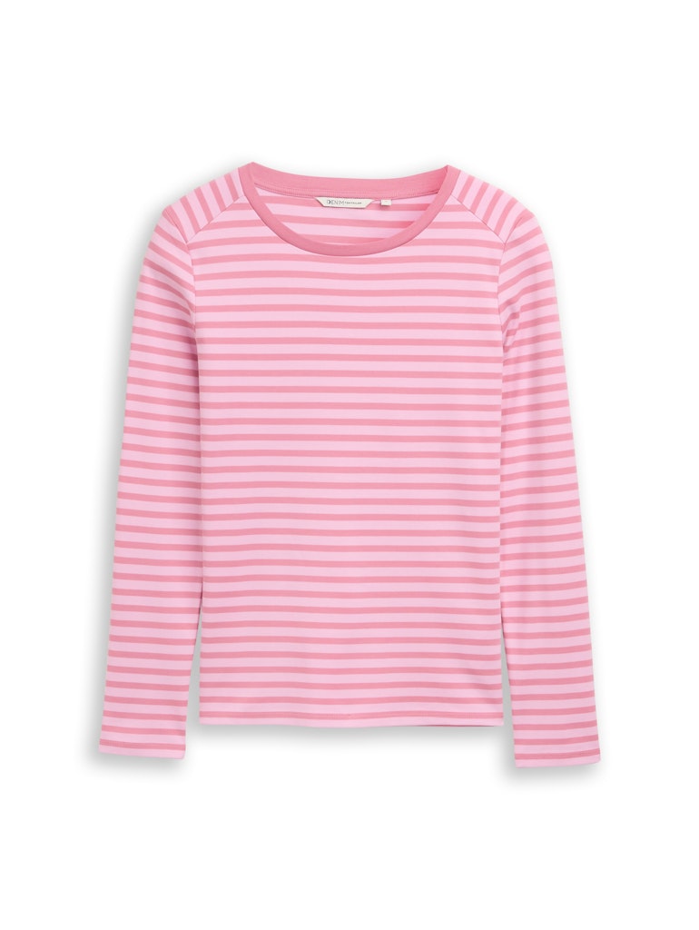 TOM TAILOR DENIM WOMEN striped interlock t-Shirt Freizeitshirts /-blusen TOM TAILOR DENIM WOMEN 40011 XS
