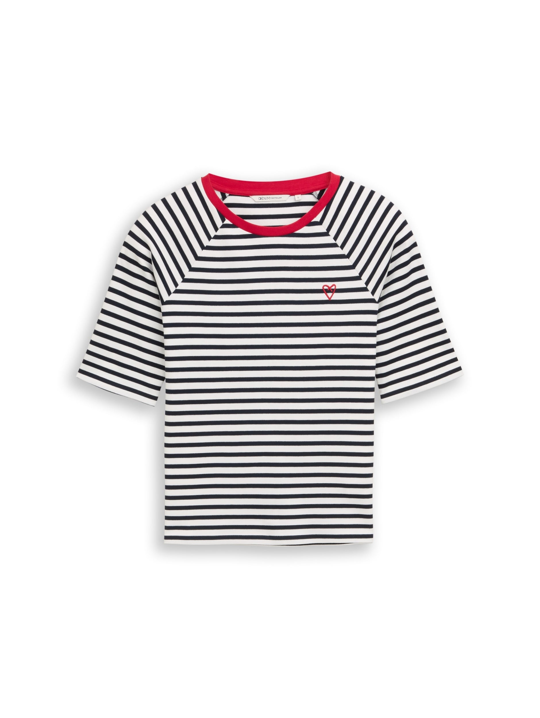 TOM TAILOR DENIM WOMEN striped raglan T-shirt Freizeitshirts /-blusen TOM TAILOR DENIM WOMEN 25924 XS