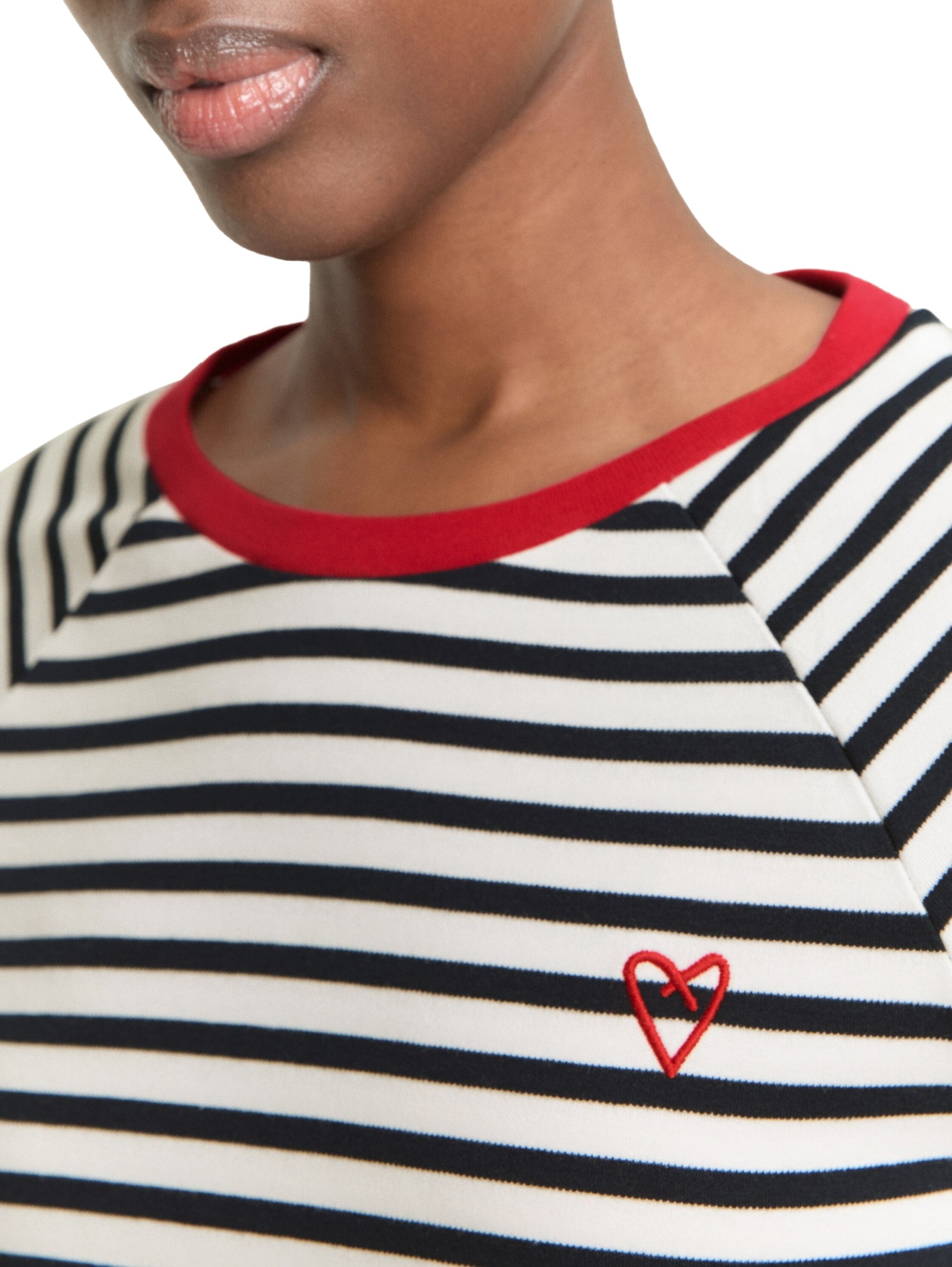 TOM TAILOR DENIM WOMEN striped raglan T-shirt Freizeitshirts /-blusen TOM TAILOR DENIM WOMEN