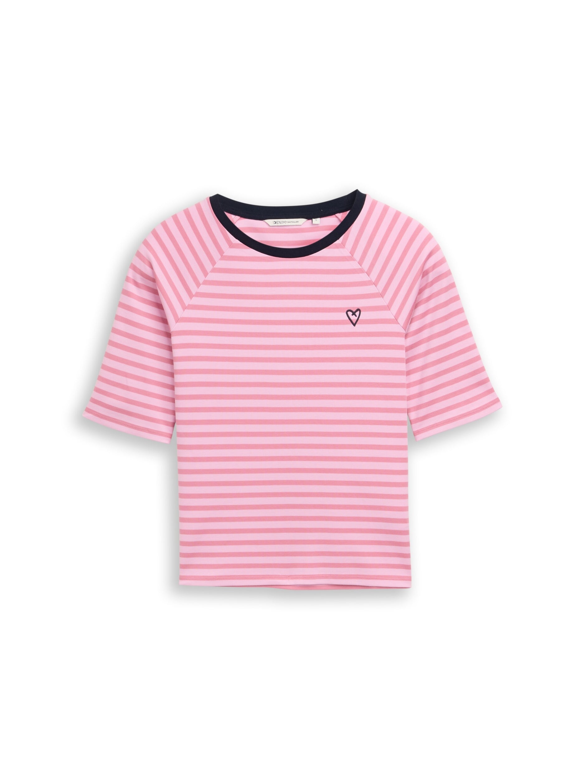 TOM TAILOR DENIM WOMEN striped raglan T-shirt Freizeitshirts /-blusen TOM TAILOR DENIM WOMEN 40011 XS