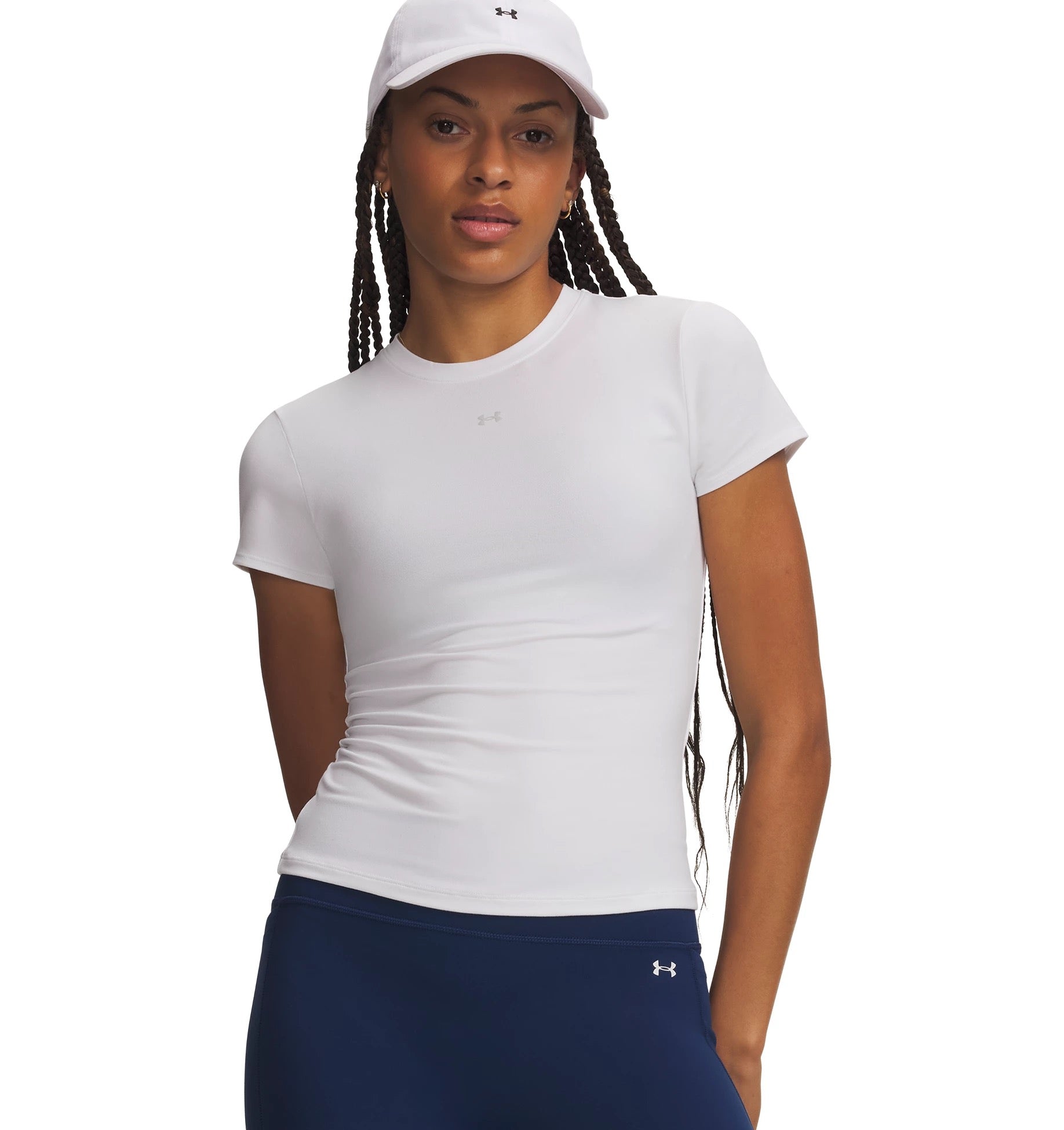 UNDER ARMOUR MOTION FITTED SS Trainingsshirts UNDER ARMOUR 100 WHITE XS