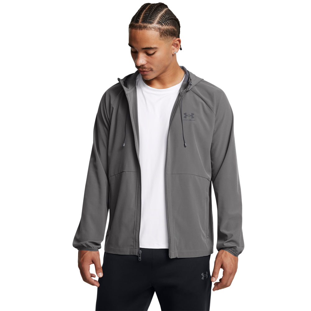 UNDER ARMOUR UA STRETCH WVN WINDBREAKEREU 001 BLACK UNDER ARMOUR