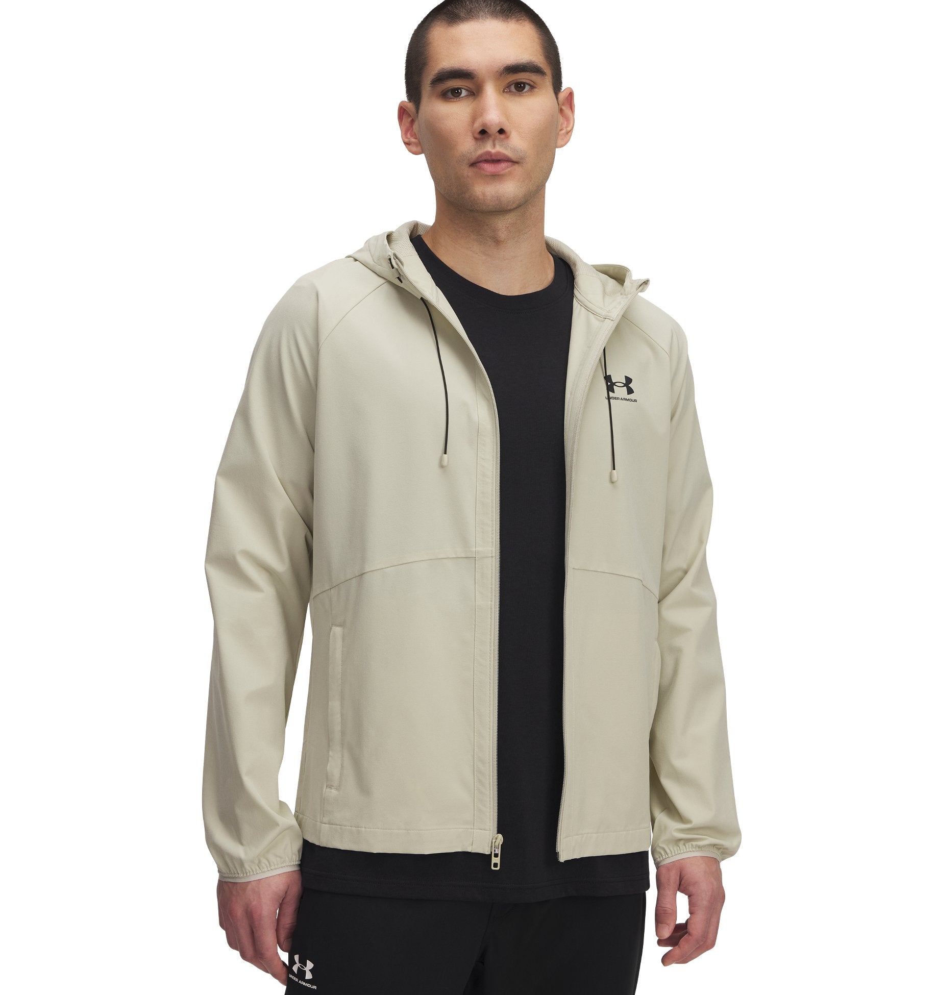 UNDER ARMOUR UA STRETCH WVN WINDBREAKEREU 001 BLACK UNDER ARMOUR 289 S