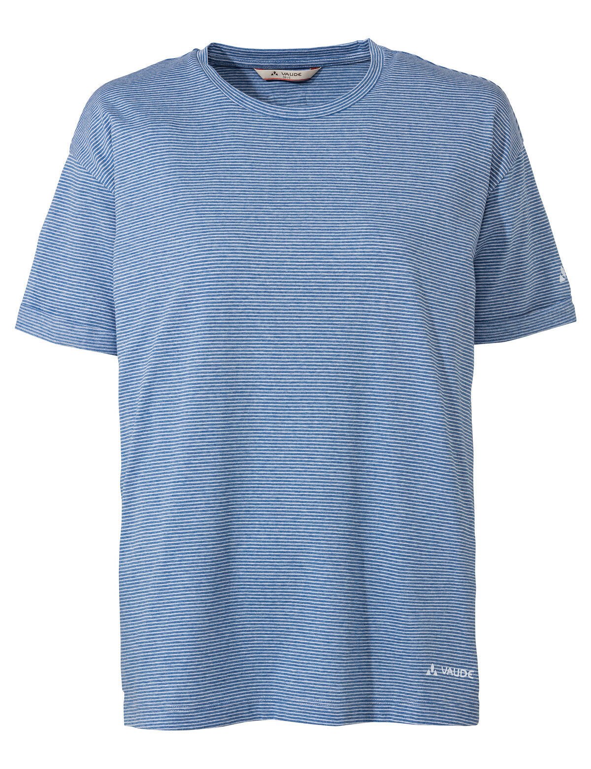 VAUDE Wo Mineo Striped T-Shirt Wandershirts /-hemden VAUDE ultramarine 36