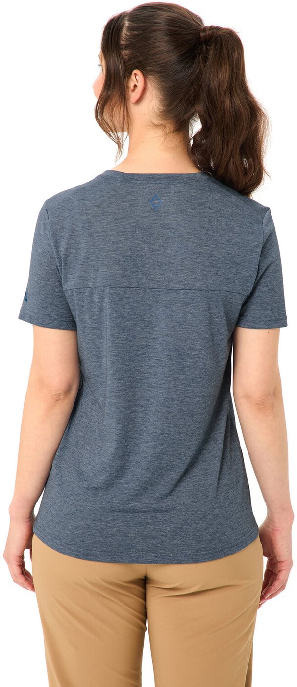 VAUDE Wo Skomer Print T-Shirt III dark sea Wandershirts /-hemden VAUDE
