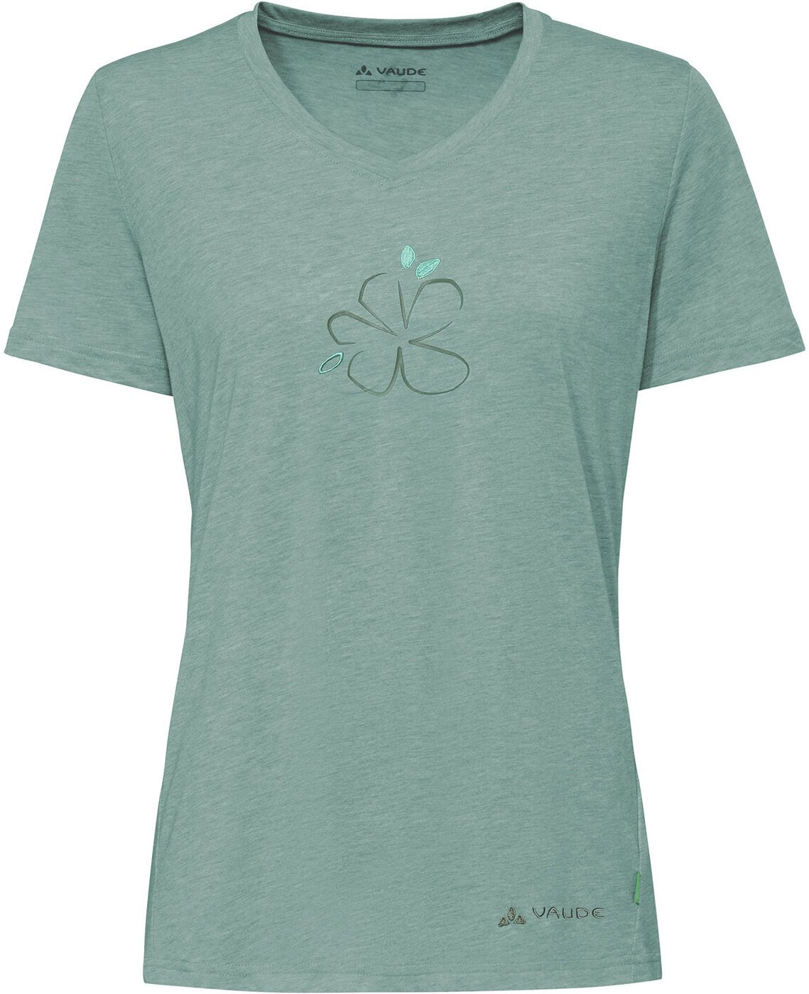 VAUDE Wo Skomer Print T-Shirt III dark sea Wandershirts /-hemden VAUDE dusty fern 38