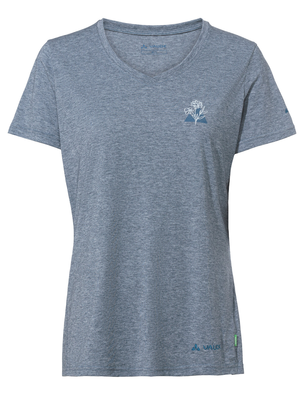 VAUDE Wo Skomer Print T-Shirt III dark sea Wandershirts /-hemden VAUDE dark sea 38