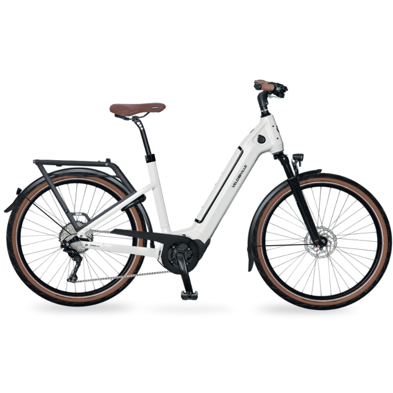 VELO DE VILLE AEB 990 Pro 28" 9 Gang E-Mountainbike VELO DE VILLE - Pure White 45