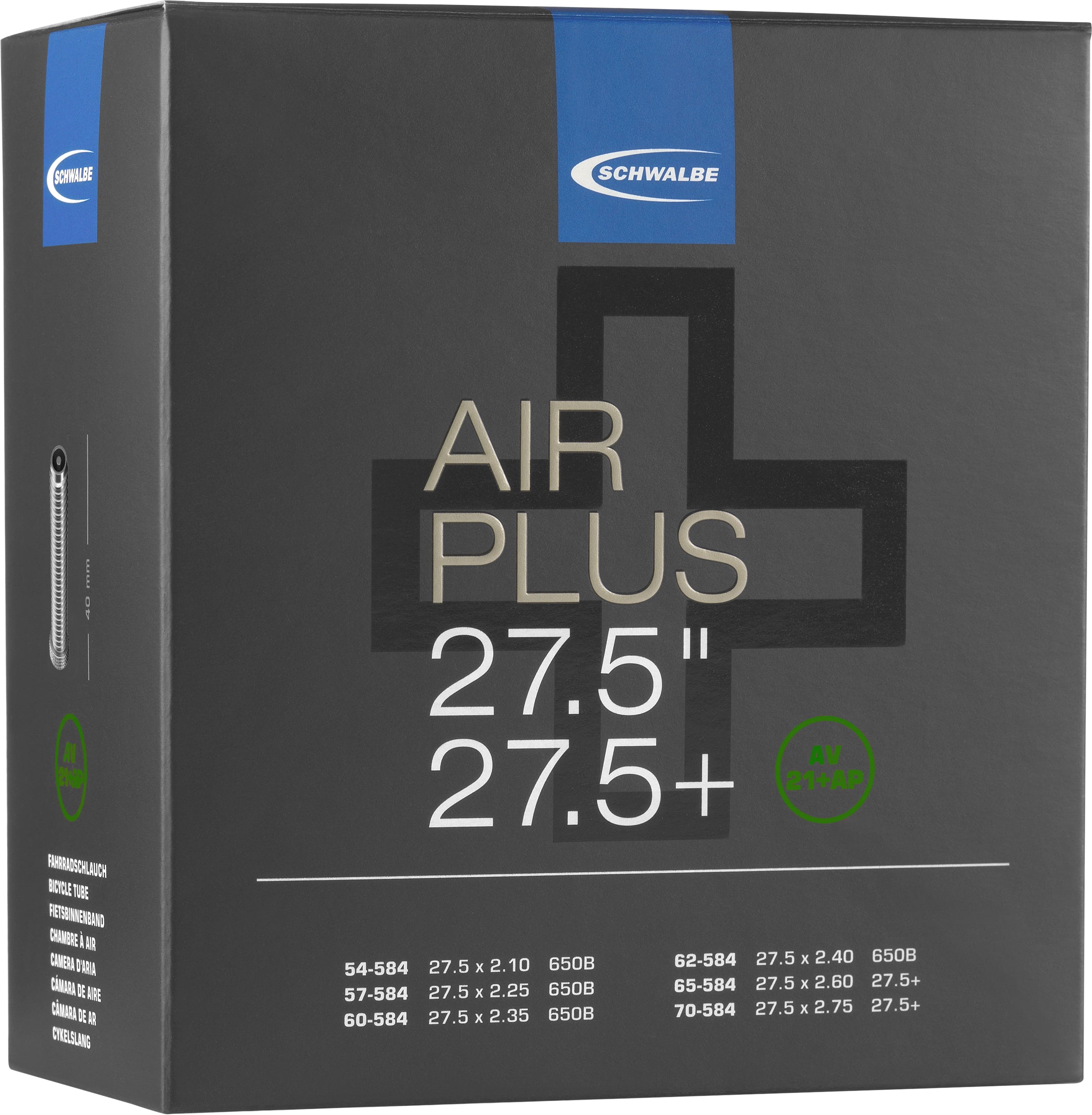 SCHWALBE AV21+ Airplus 54/70-584 - Schläuche & Reifen SCHWALBE - 27.5