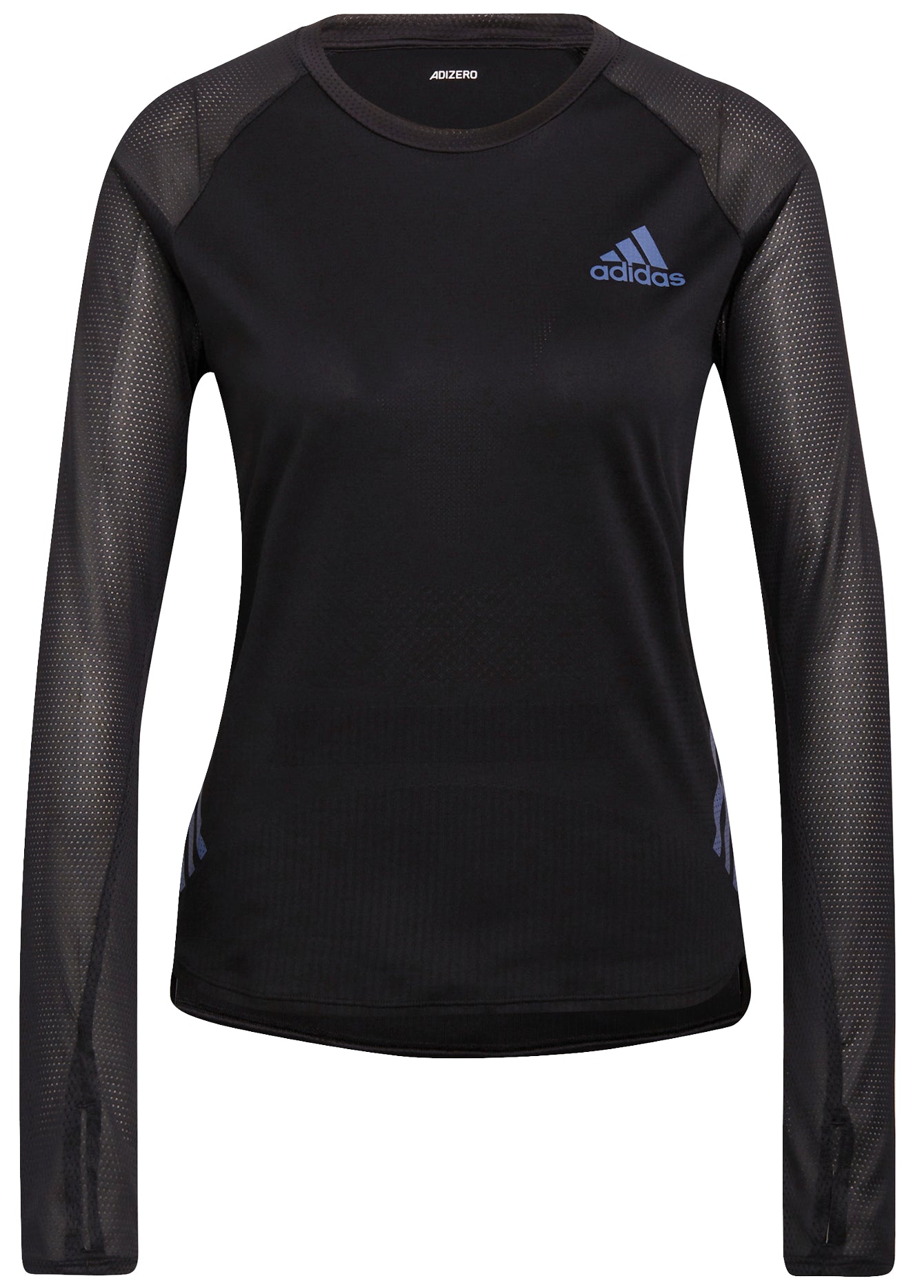 ADIDAS ADIZERO LS Laufshirts ADIDAS BLACK XS