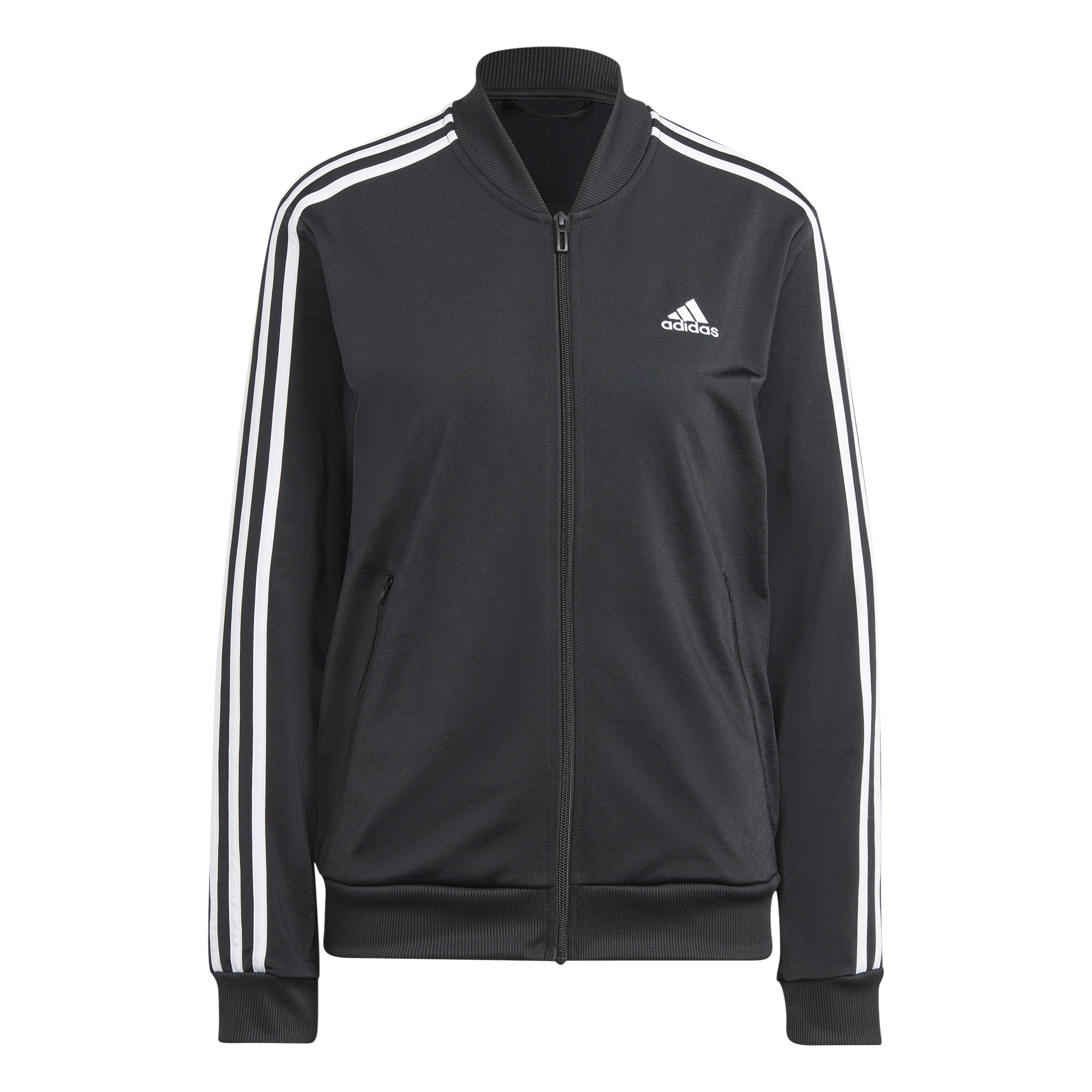 ADIDAS W 3S TR TS Damen Trainingsanzug Trainingsjacken ADIDAS BLACK/WHITE S