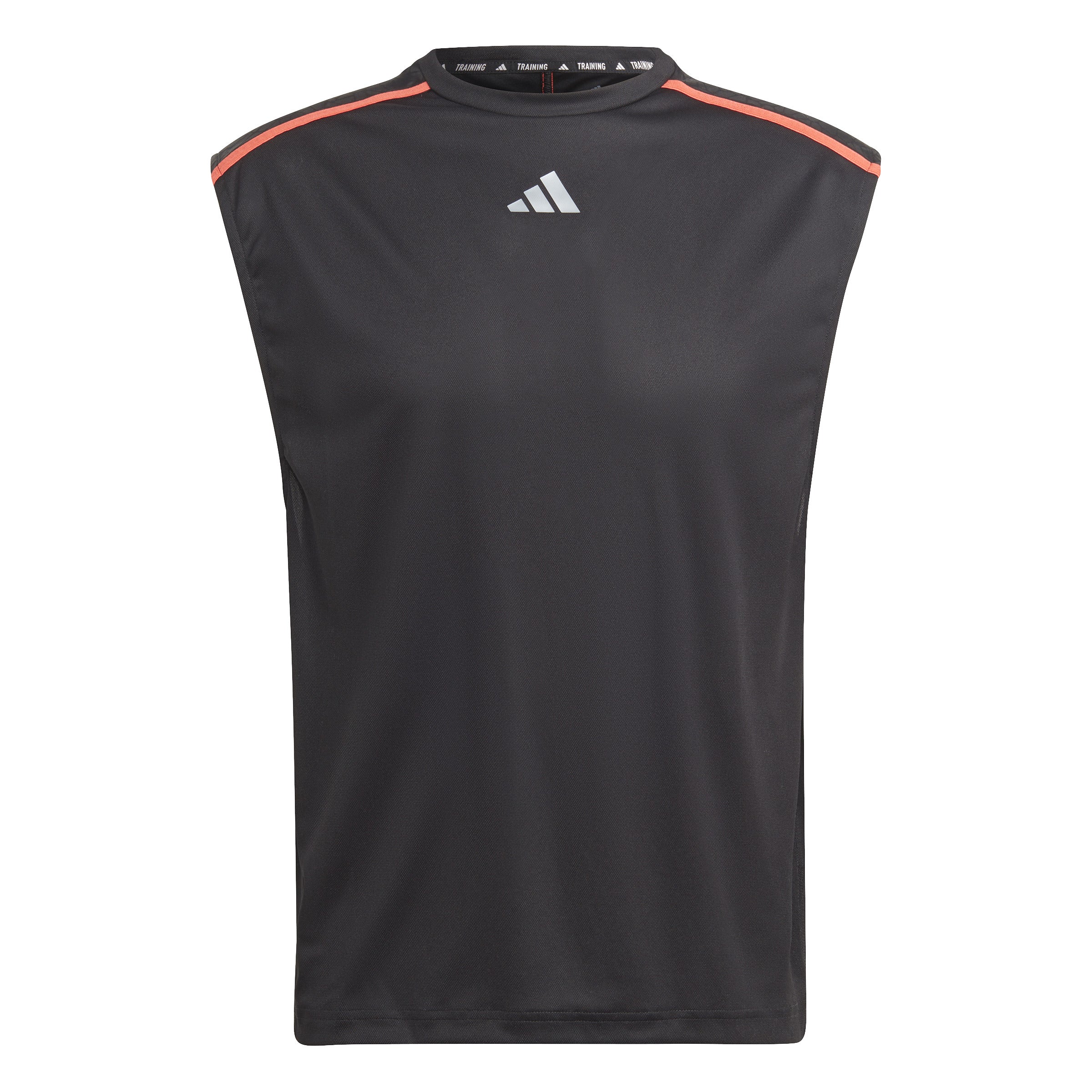ADIDAS WO BASE SL TEE Trainingsshirts ADIDAS BLACK/BRIRED/TRANSP S