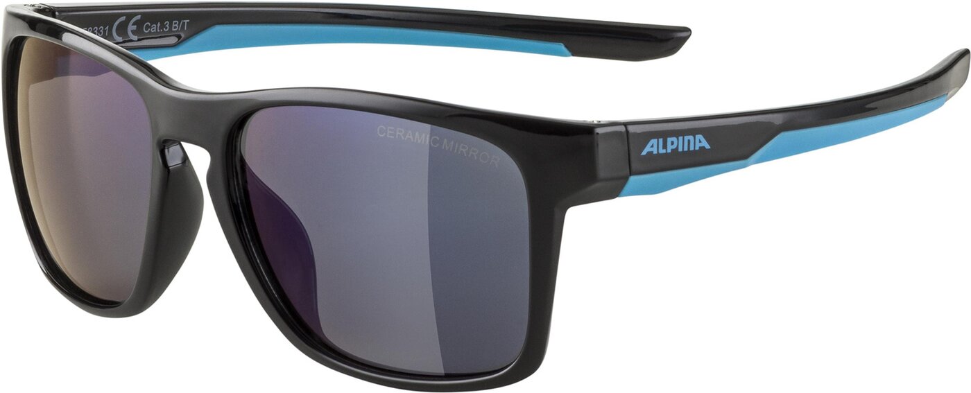 ALPINA FLEXXY COOL KIDS I Fahrradbrillen ALPINA black-cyan gloss -