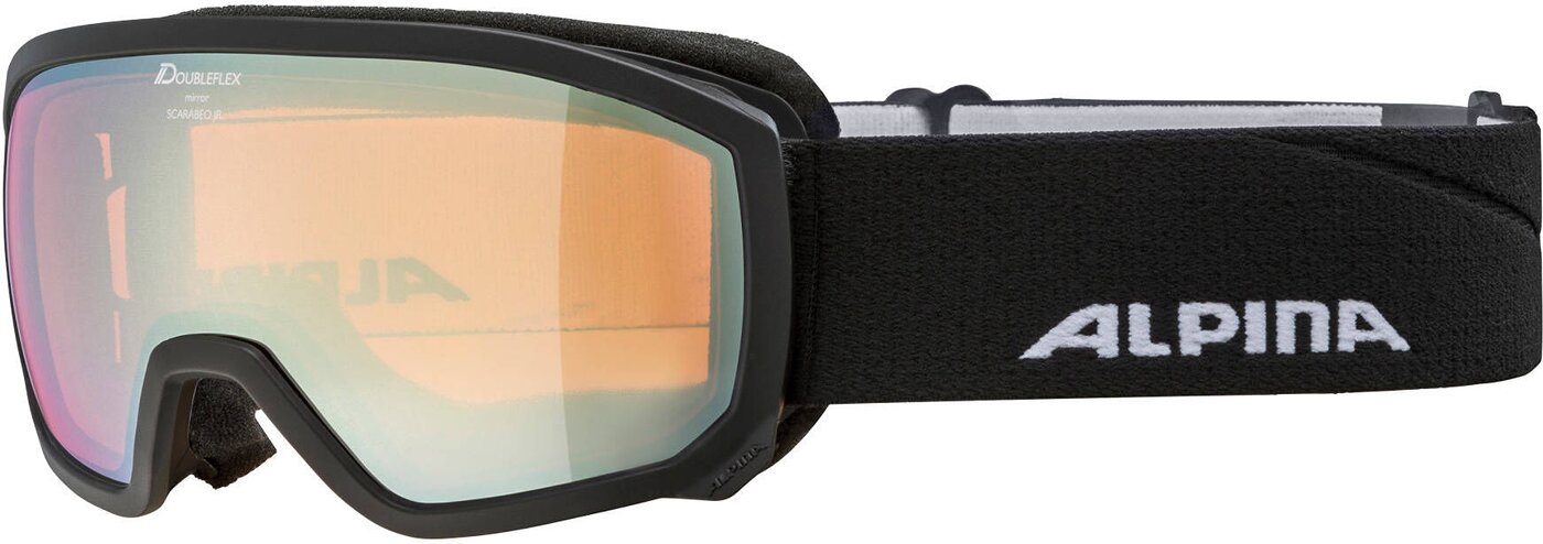 ALPINA Kinder Skibrille "Scarabeo JR. HM" Skibrillen ALPINA black matt -