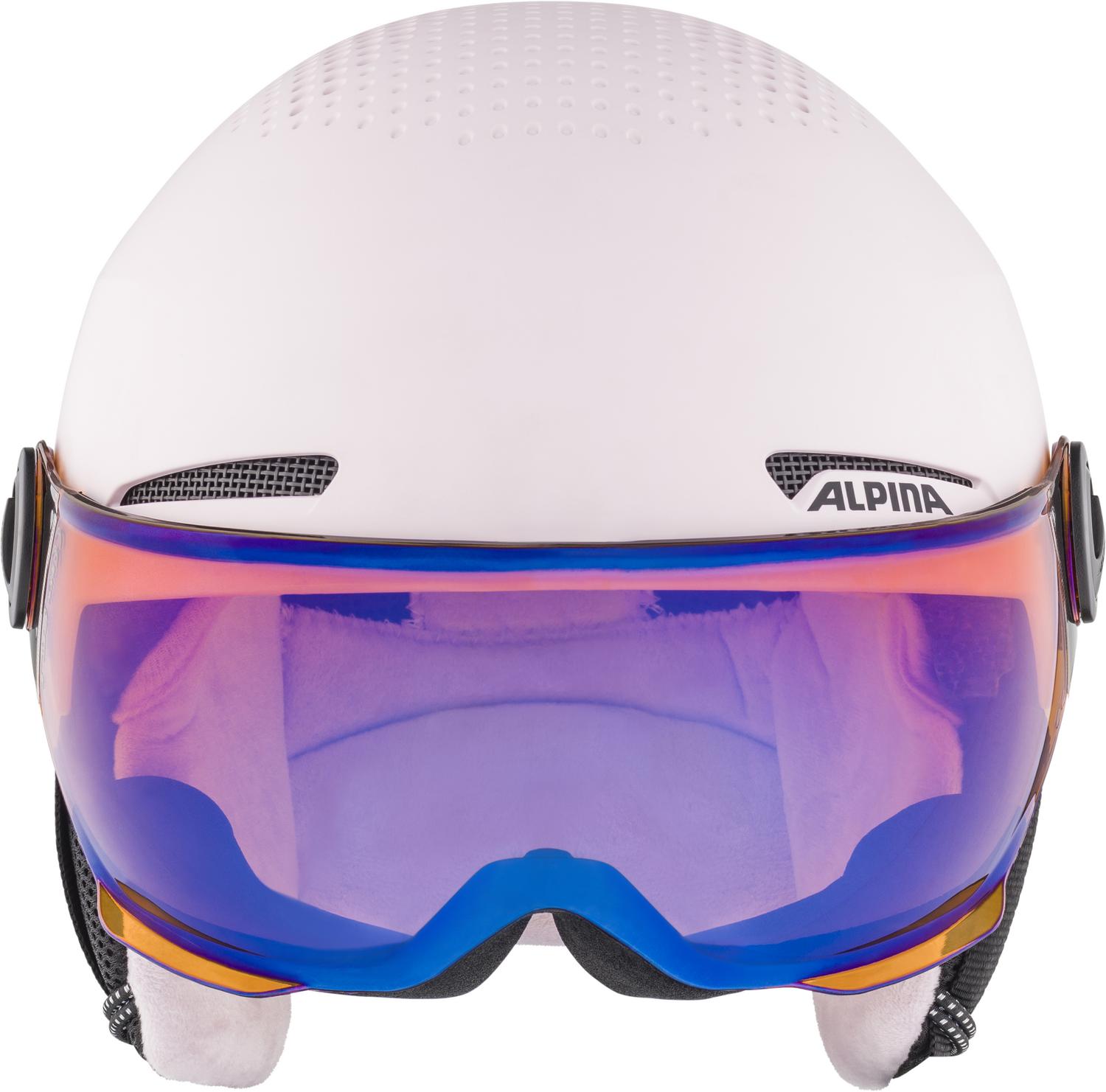 ALPINA Kinder Helm ZUPO VISOR Skihelme ALPINA