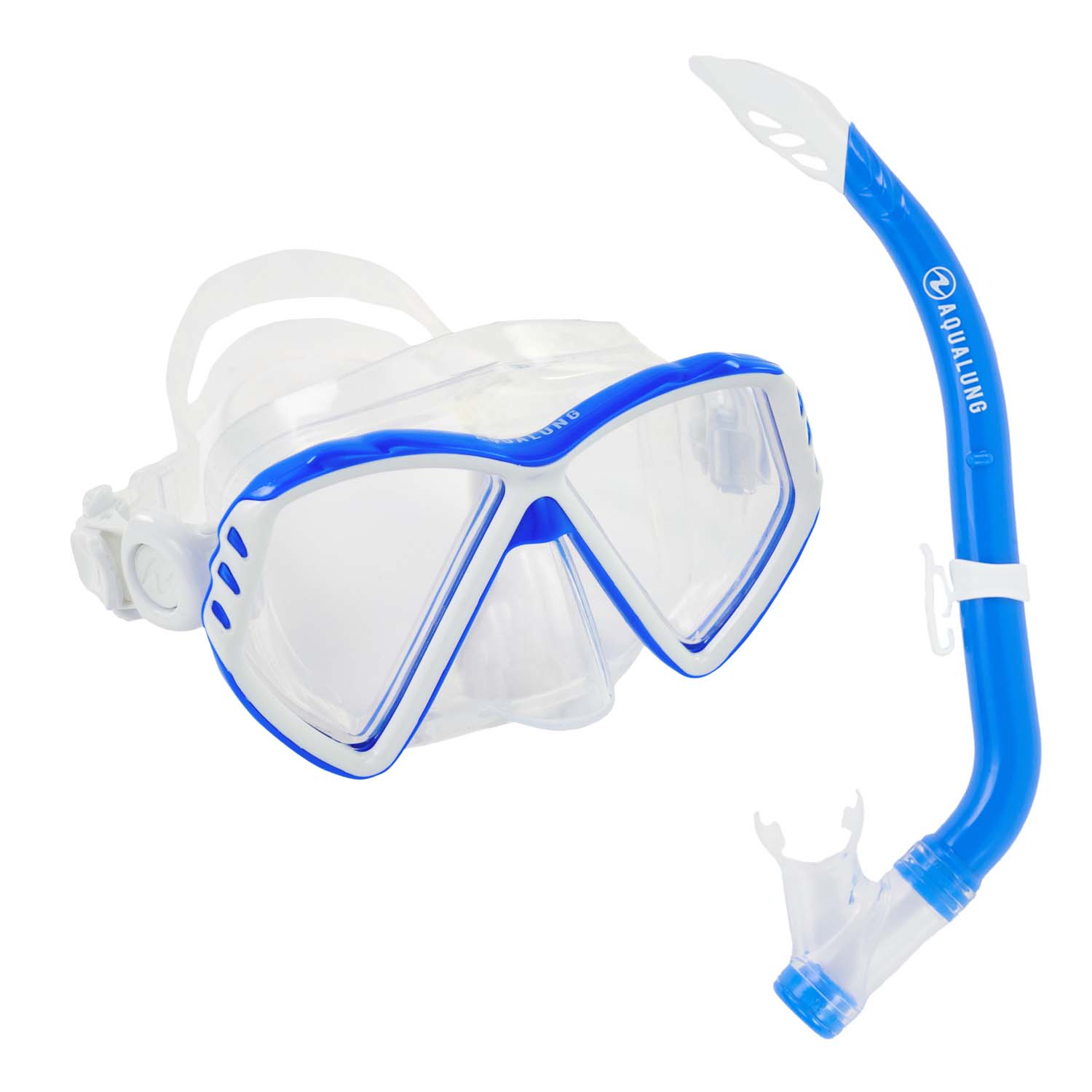 AQUALUNG CUB COMBO SN JR Schnorchel AQUALUNG 0040 TRANSPARENT BLUE S