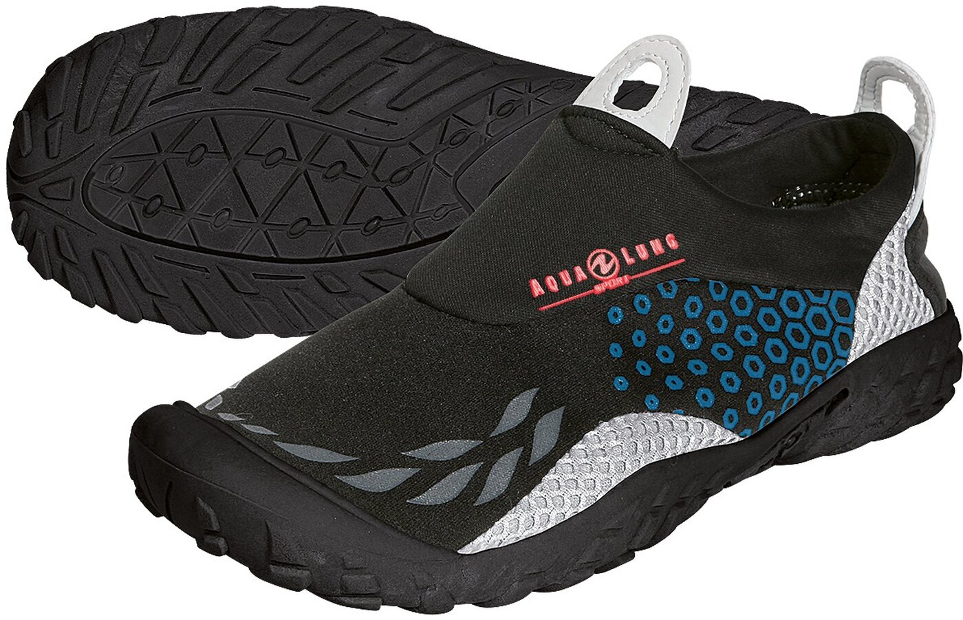 AQUALUNG SPORTER Badeschuhe & FlipFlops AQUALUNG 0140 BLACK BLUE 37