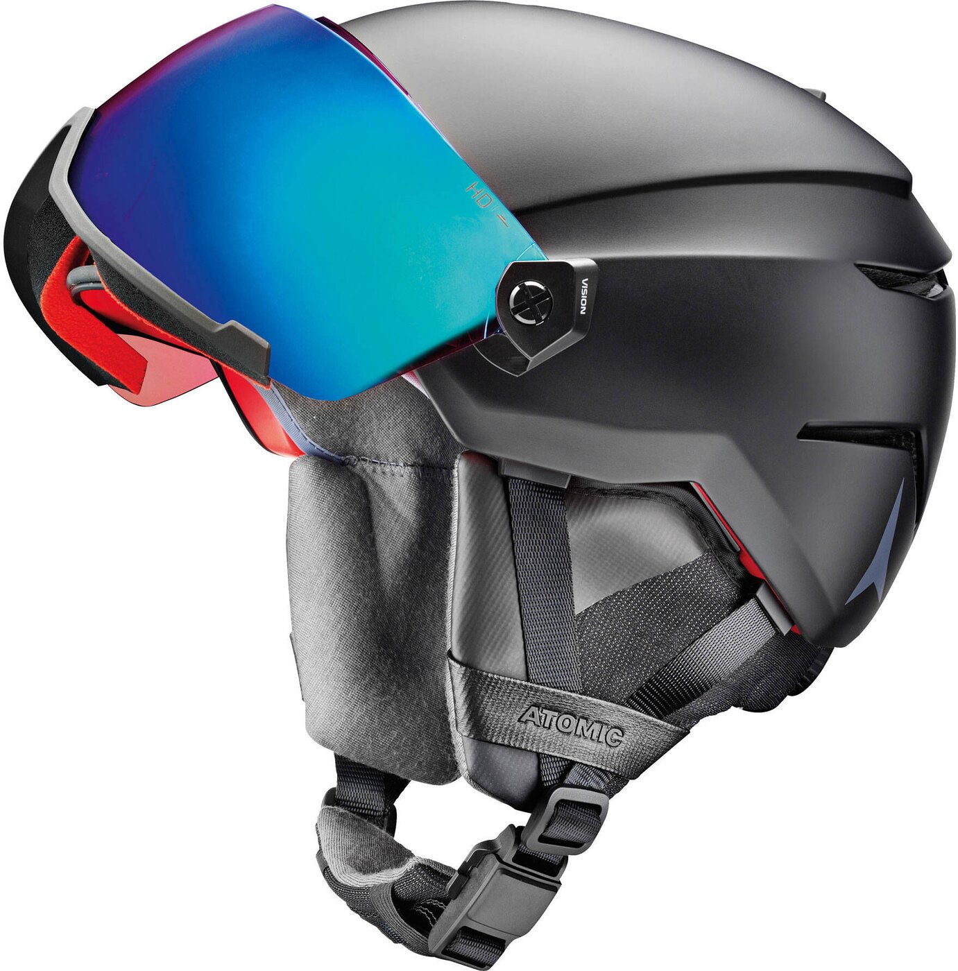 ATOMIC SAVOR AMID VISOR HD Black Skihelme ATOMIC
