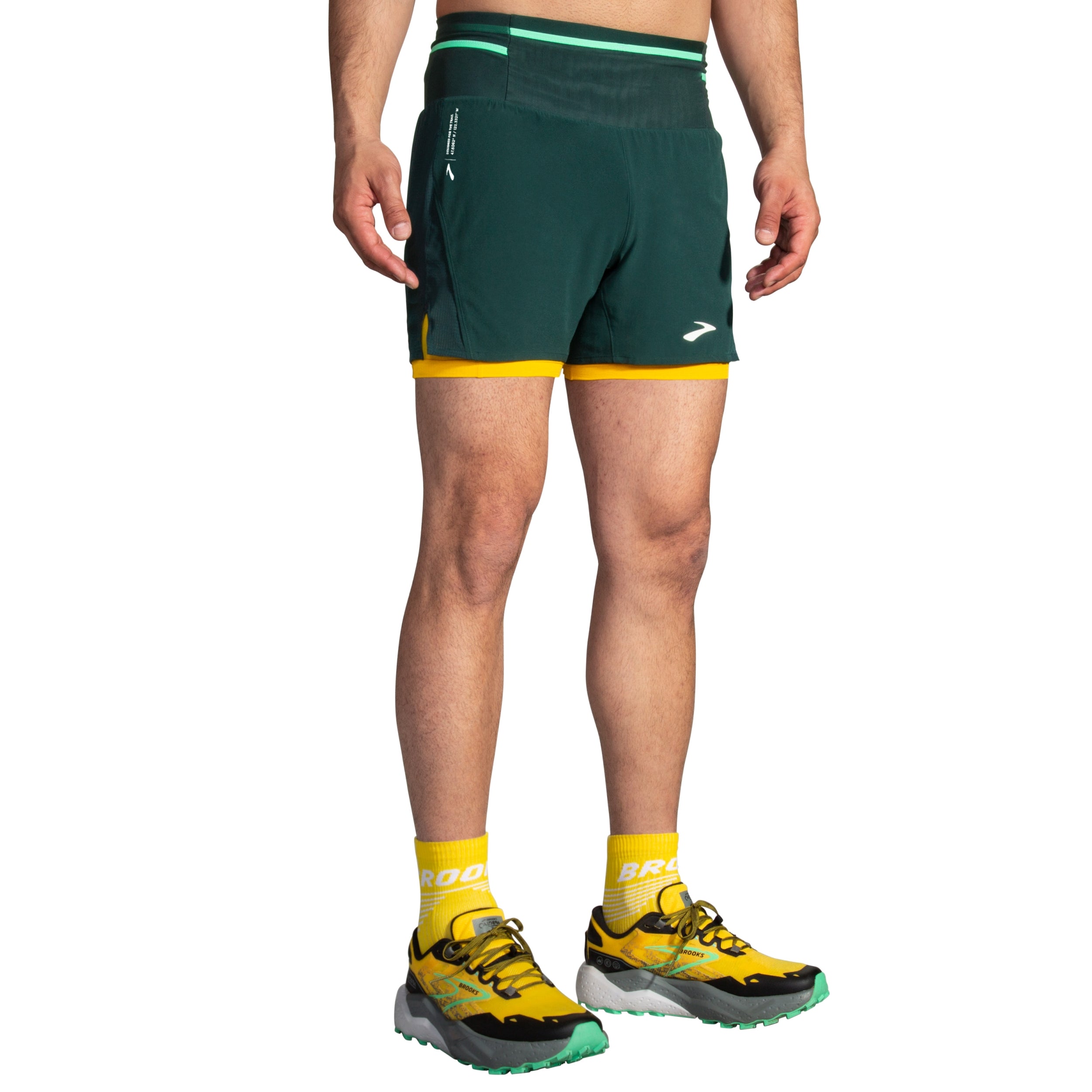 BROOKS High Point 5"" 2-in-1 Short 2.0 Laufhosen BROOKS