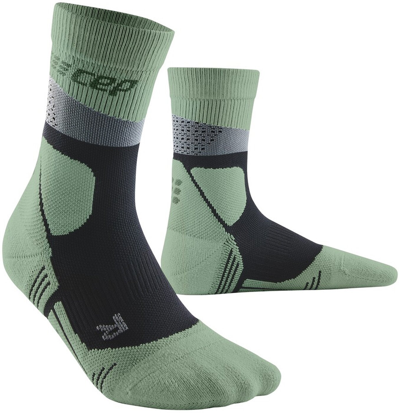 CEP CEP max cushion socks, hiking, mid Wandersocken CEP grey/mint II