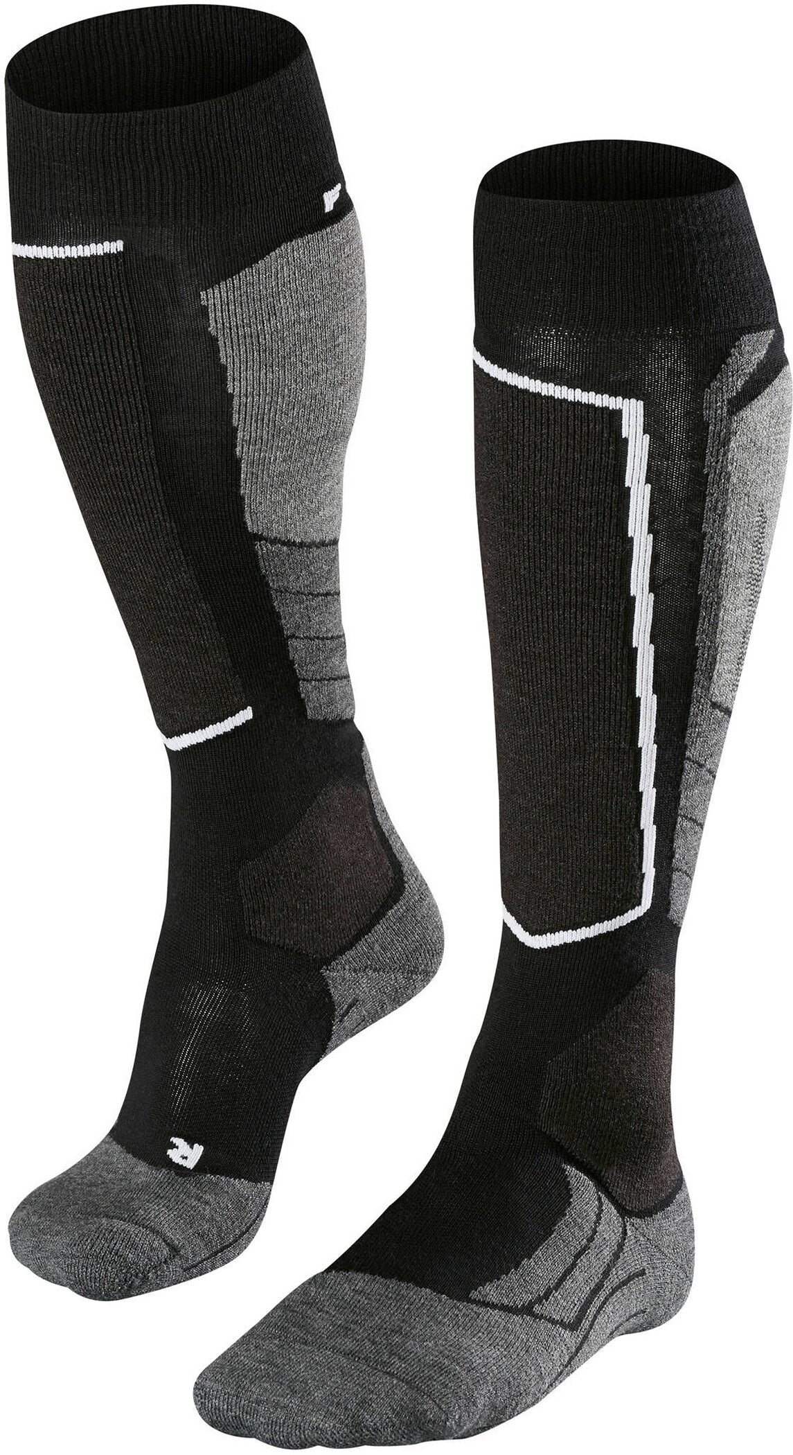 FALKE Herren Skistrümpfe "SK2 Wool" Skisocken FALKE 3010 black-mix 39-41