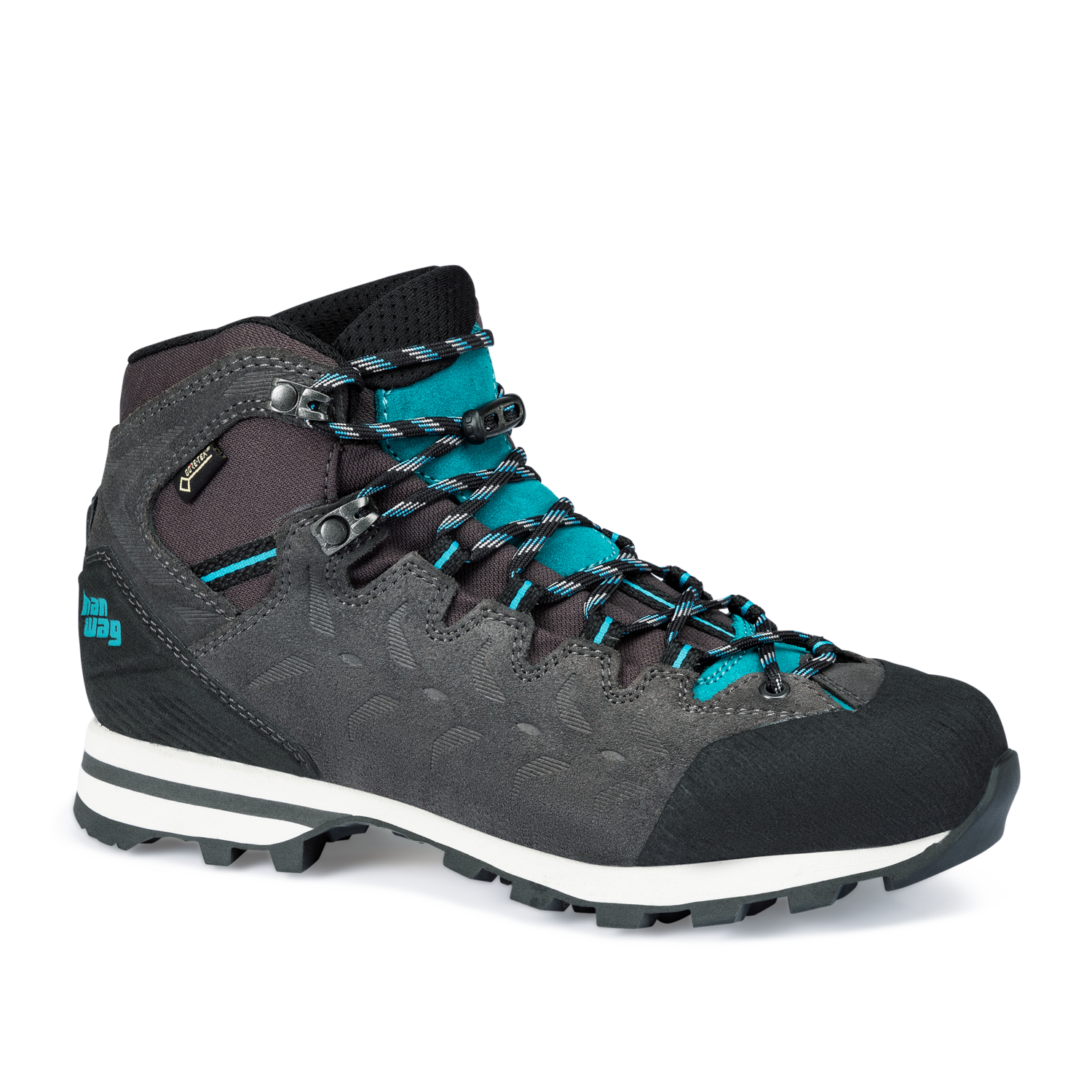 HANWAG Makra Light Lady GTX Trekkingschuhe HANWAG 499 Asphalt/Bluegreen 37.5
