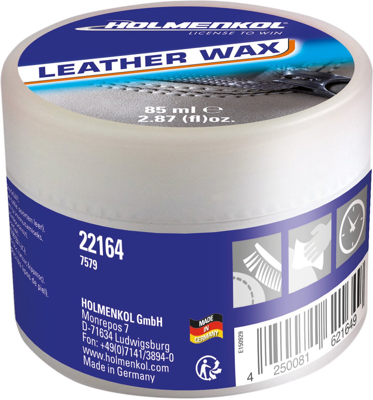 HOLMENKOL Leather Wax 85 ml Skizubehör HOLMENKOL - -