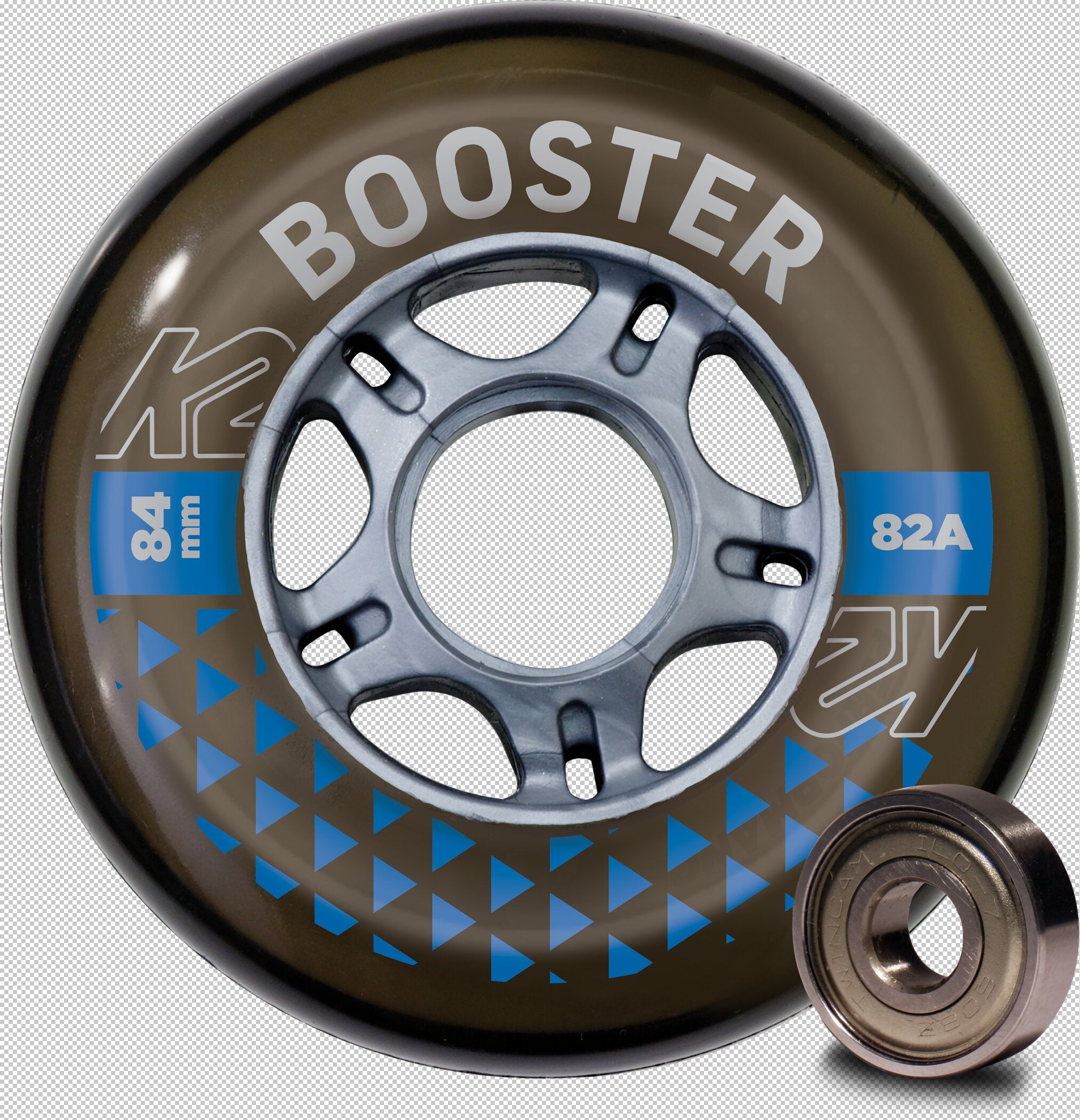 K2 BOOSTER 84 MM 82A 8-WHEEL PACK W ILQ Inliner K2 1 black -