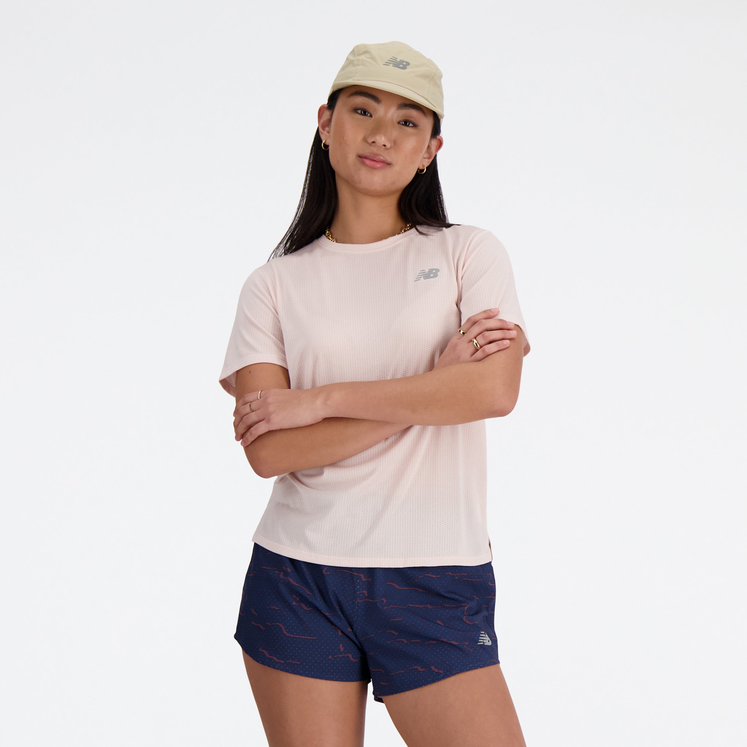 NEW BALANCE Womens Running S/S Top Laufshirts NEW BALANCE